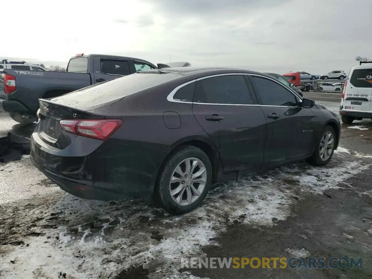 3 Photograph of a damaged car 1G1ZD5ST1LF011454 CHEVROLET MALIBU 2020