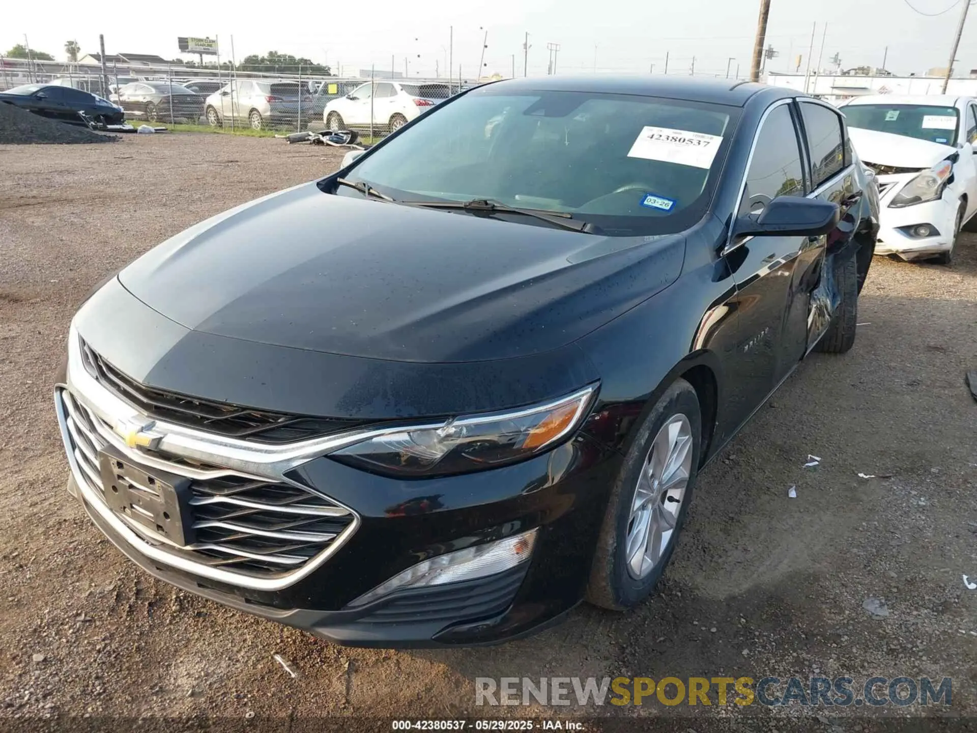 2 Photograph of a damaged car 1G1ZD5ST1LF011910 CHEVROLET MALIBU 2020