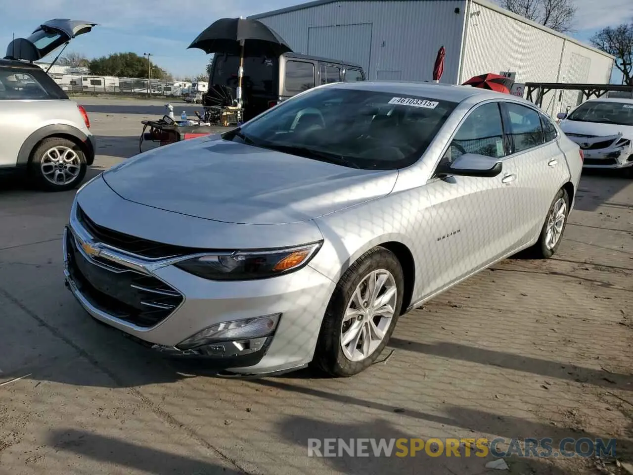 1 Photograph of a damaged car 1G1ZD5ST1LF037259 CHEVROLET MALIBU 2020