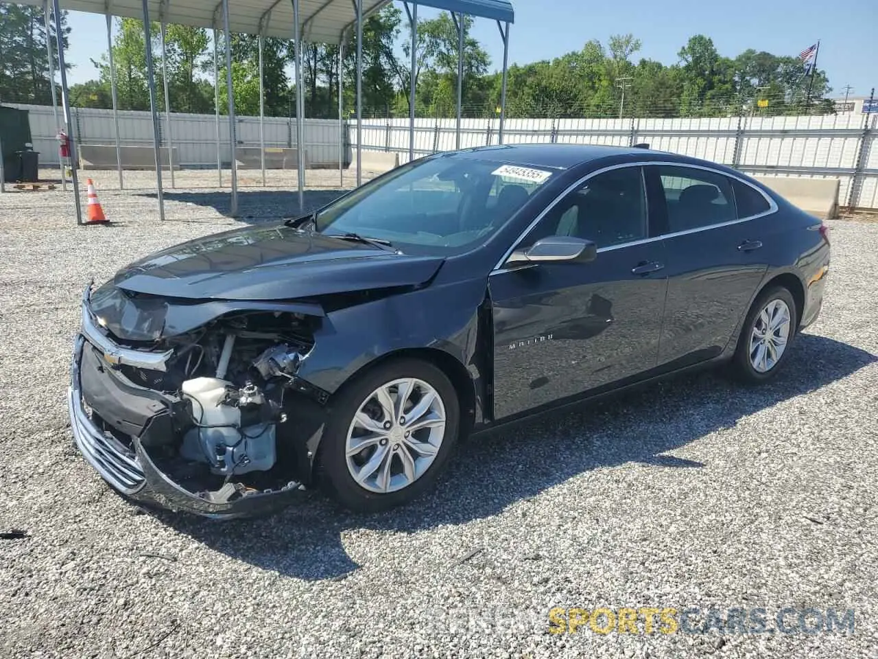 1 Photograph of a damaged car 1G1ZD5ST1LF041375 CHEVROLET MALIBU 2020