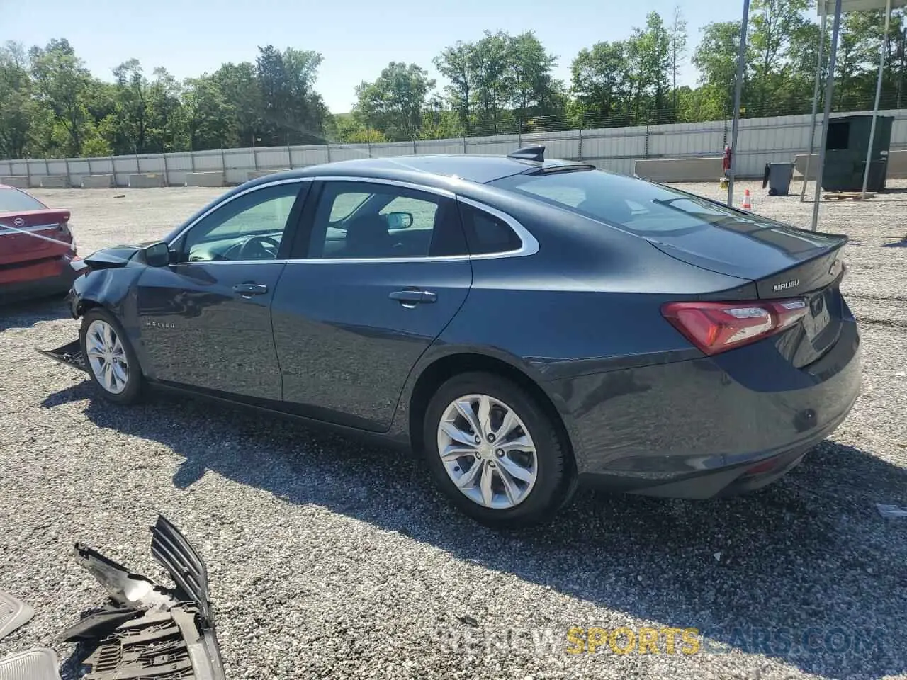 2 Photograph of a damaged car 1G1ZD5ST1LF041375 CHEVROLET MALIBU 2020