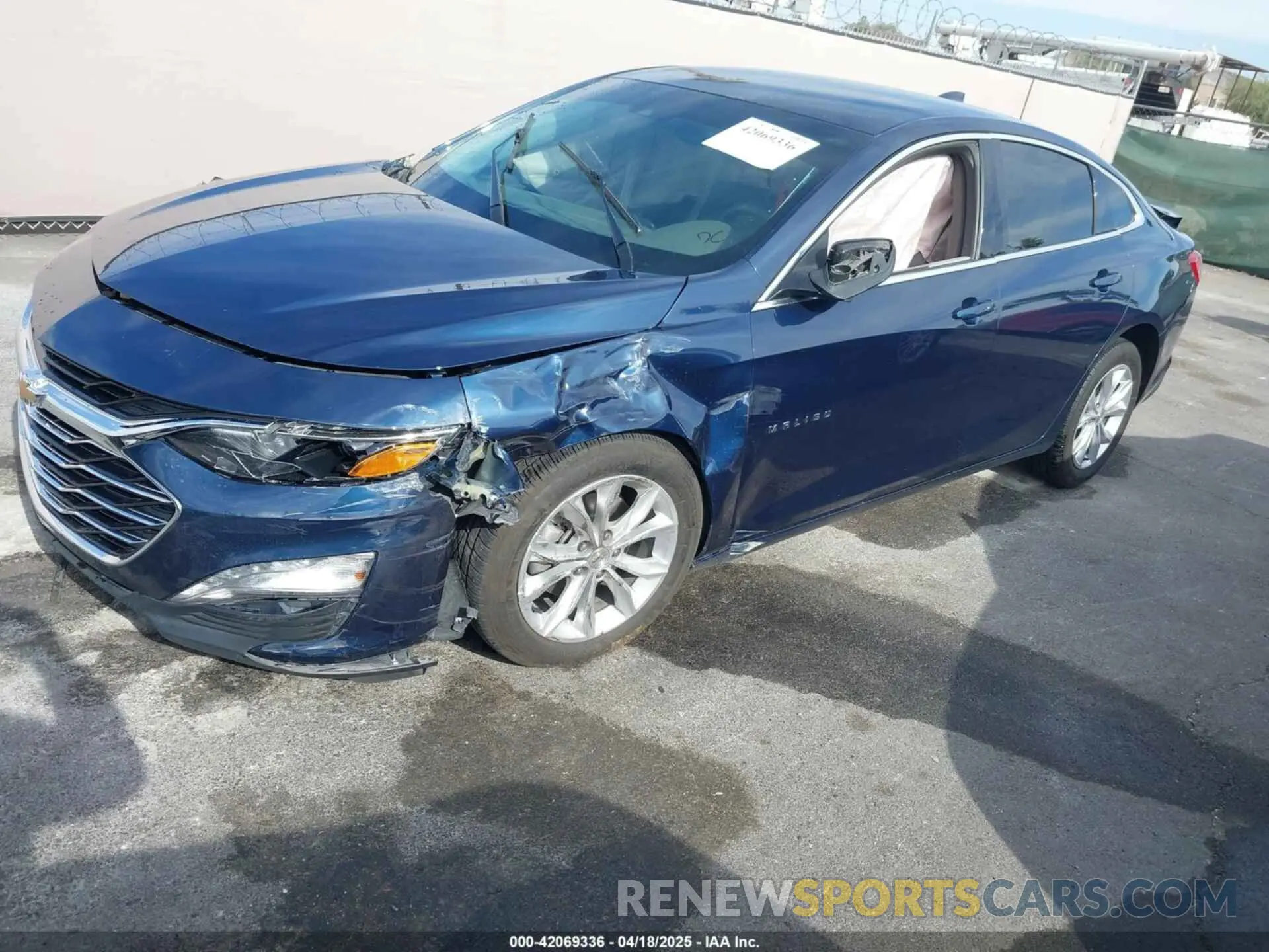 2 Photograph of a damaged car 1G1ZD5ST1LF058774 CHEVROLET MALIBU 2020
