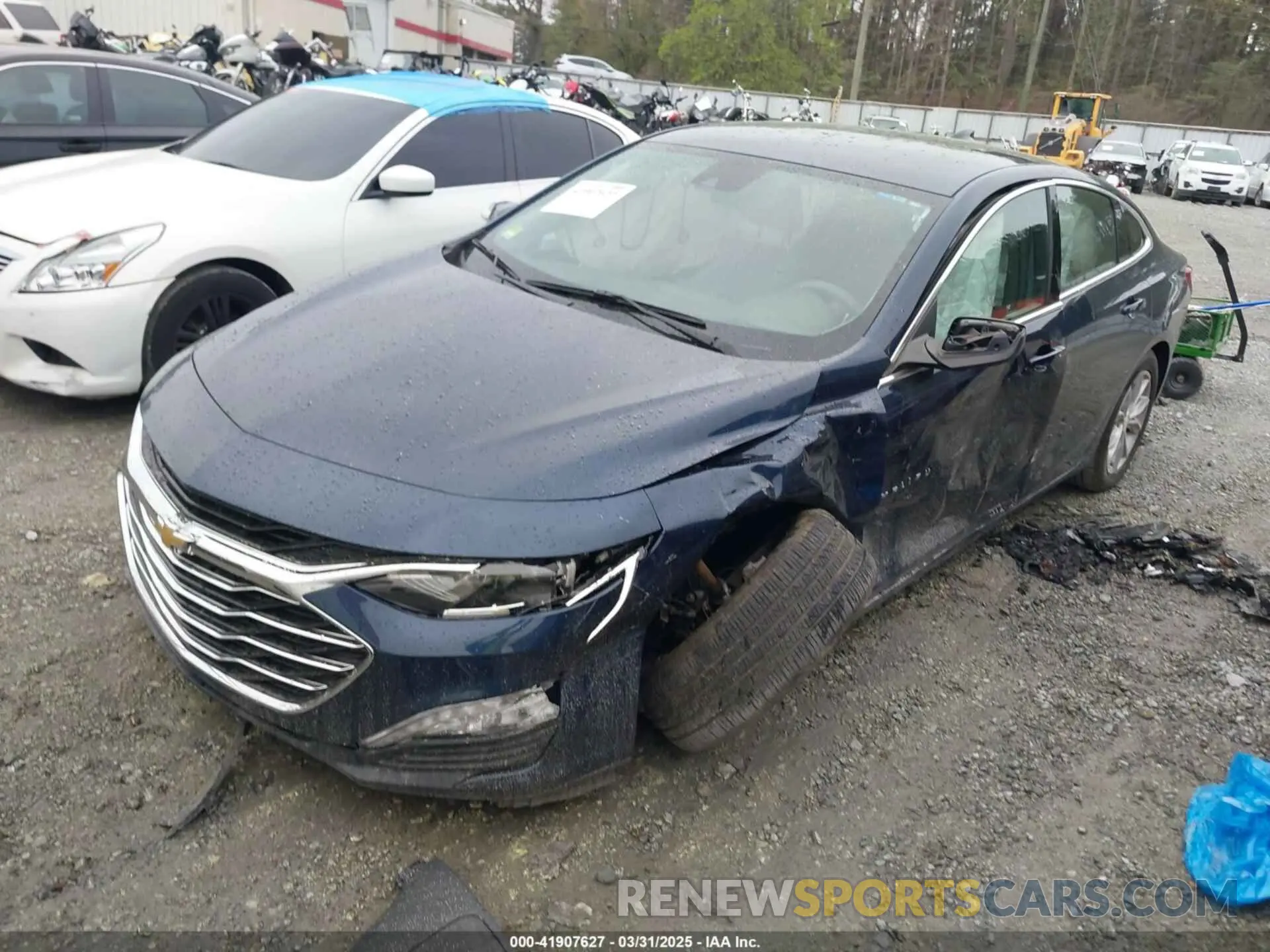2 Photograph of a damaged car 1G1ZD5ST1LF062680 CHEVROLET MALIBU 2020