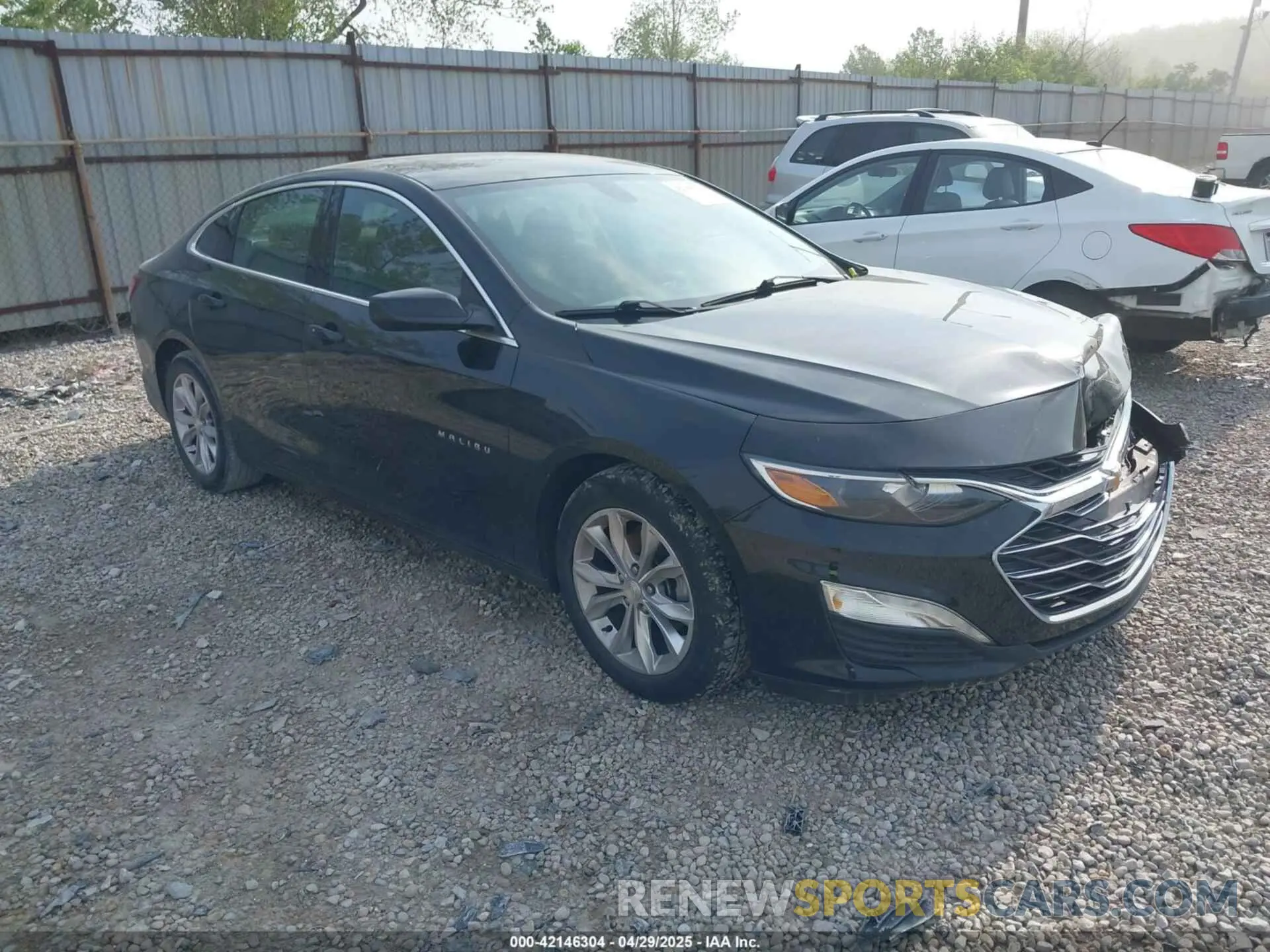 1 Photograph of a damaged car 1G1ZD5ST1LF078085 CHEVROLET MALIBU 2020