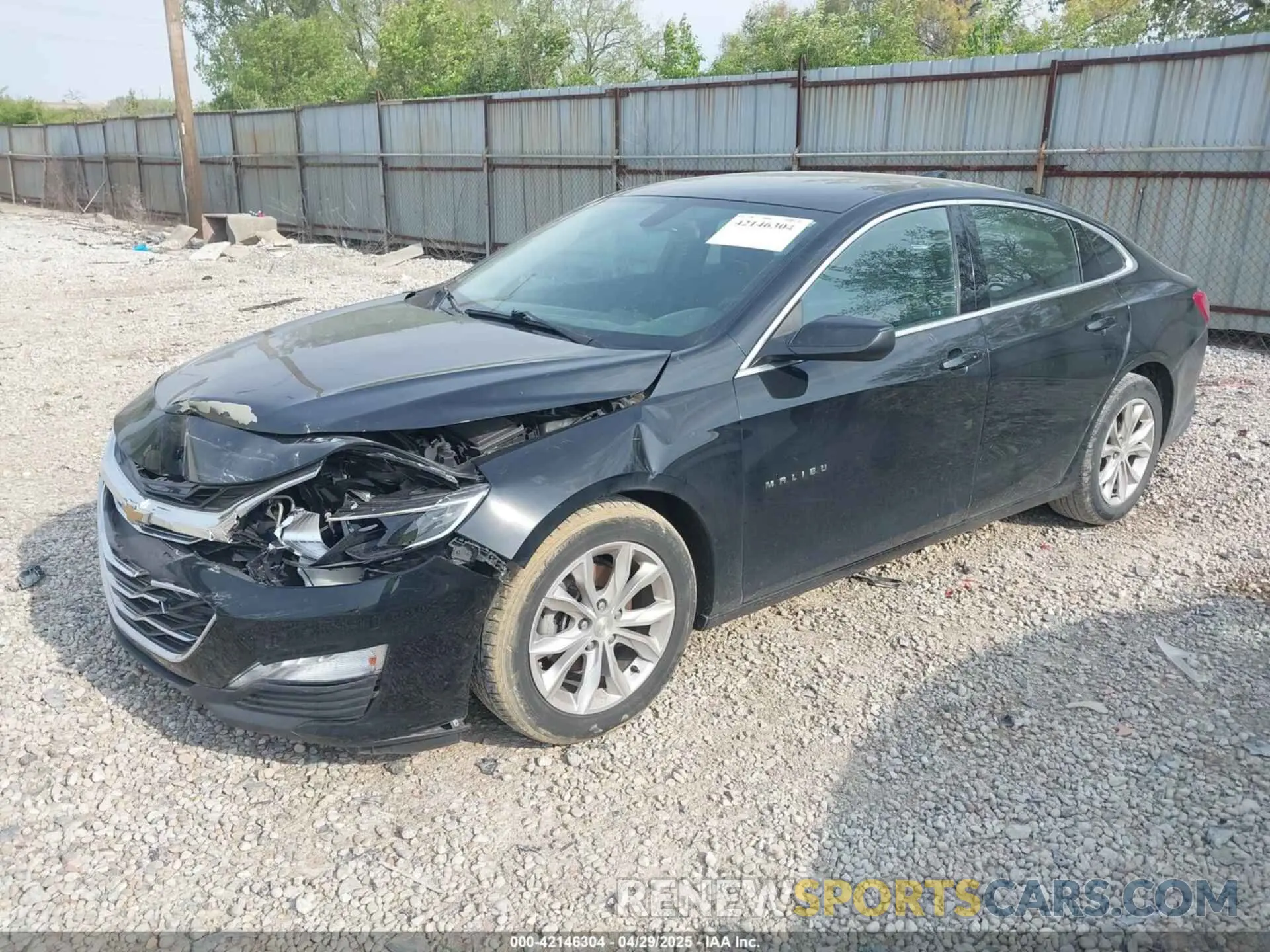 2 Photograph of a damaged car 1G1ZD5ST1LF078085 CHEVROLET MALIBU 2020