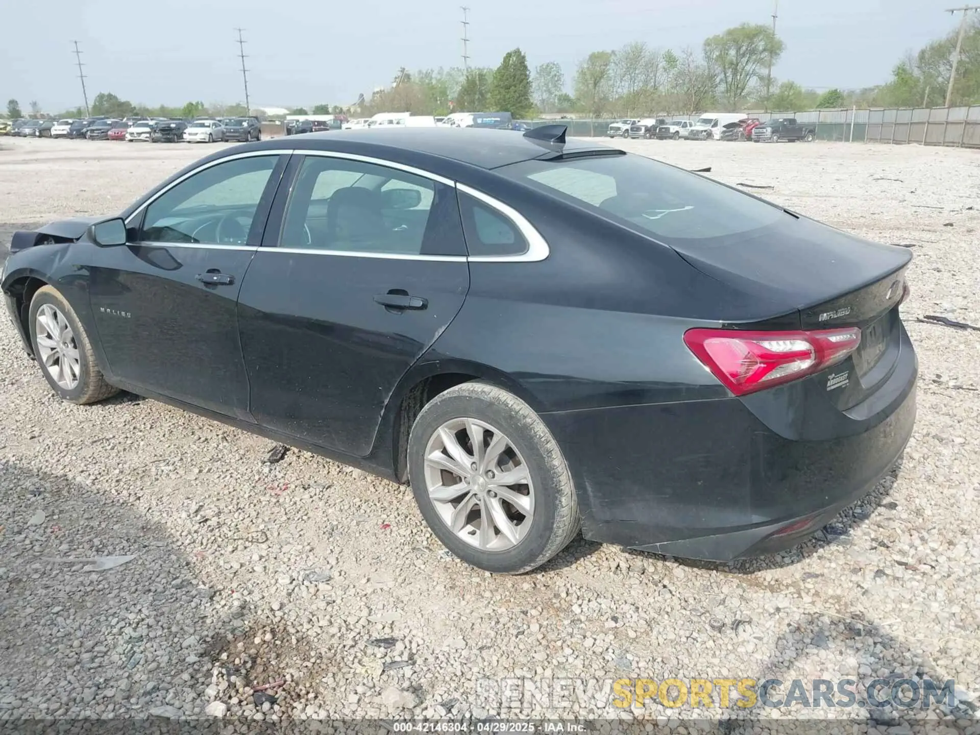 3 Photograph of a damaged car 1G1ZD5ST1LF078085 CHEVROLET MALIBU 2020