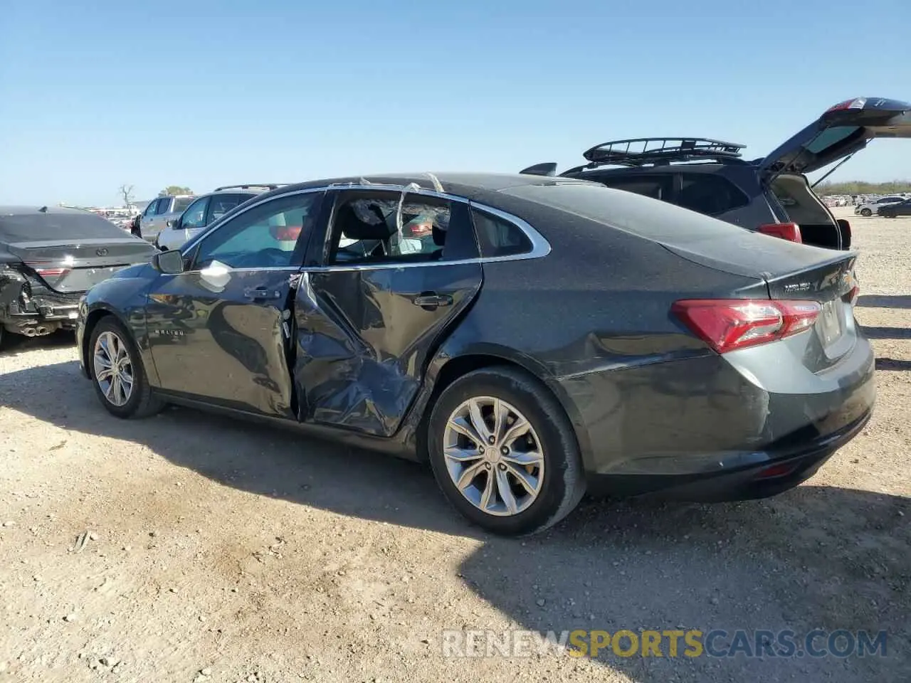 2 Photograph of a damaged car 1G1ZD5ST1LF114597 CHEVROLET MALIBU 2020