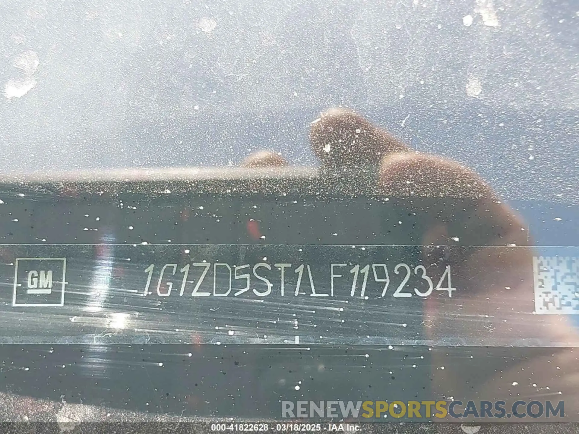 9 Photograph of a damaged car 1G1ZD5ST1LF119234 CHEVROLET MALIBU 2020