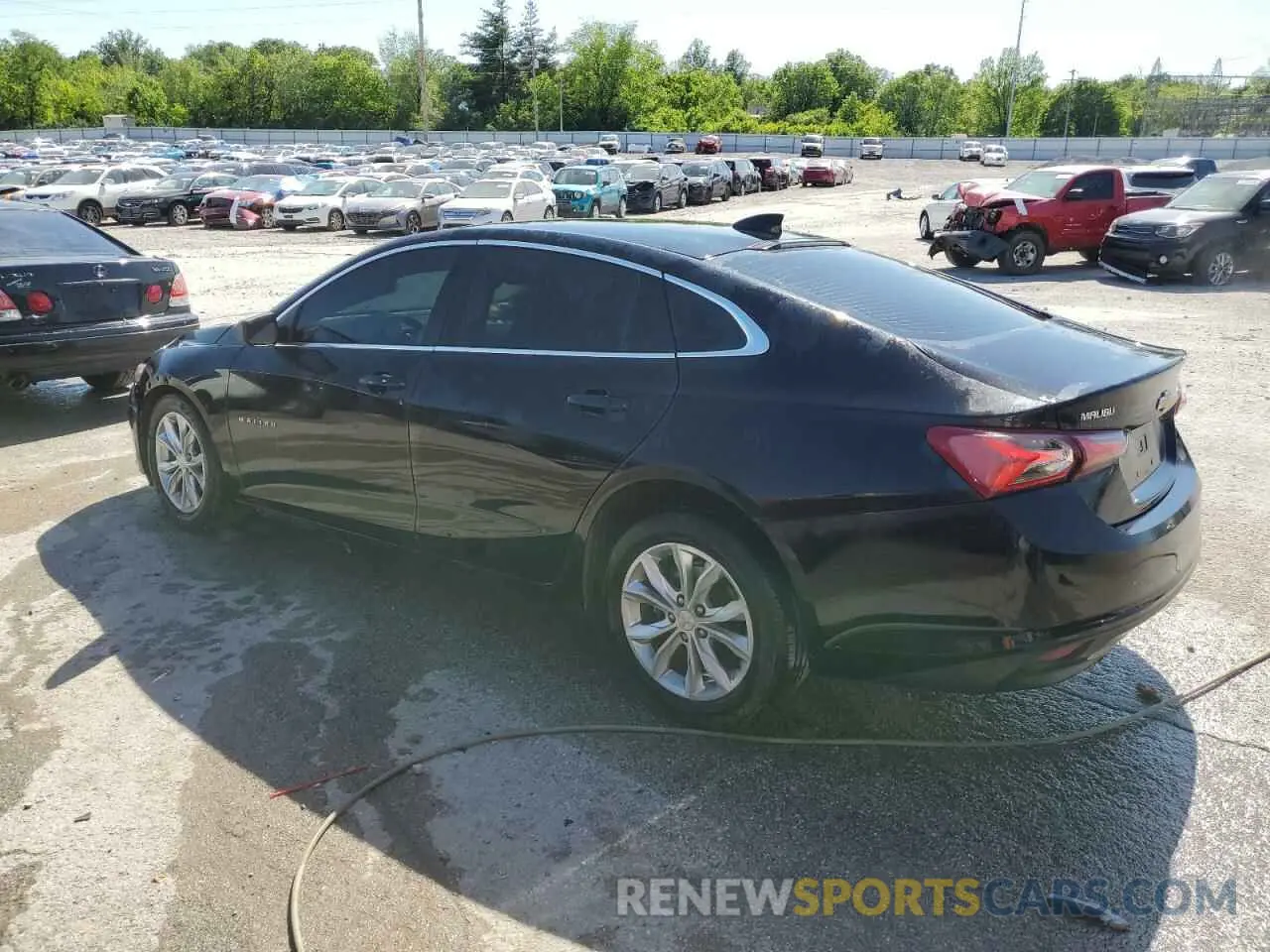 2 Photograph of a damaged car 1G1ZD5ST1LF132372 CHEVROLET MALIBU 2020