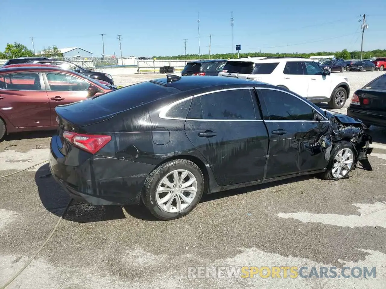 3 Photograph of a damaged car 1G1ZD5ST1LF132372 CHEVROLET MALIBU 2020