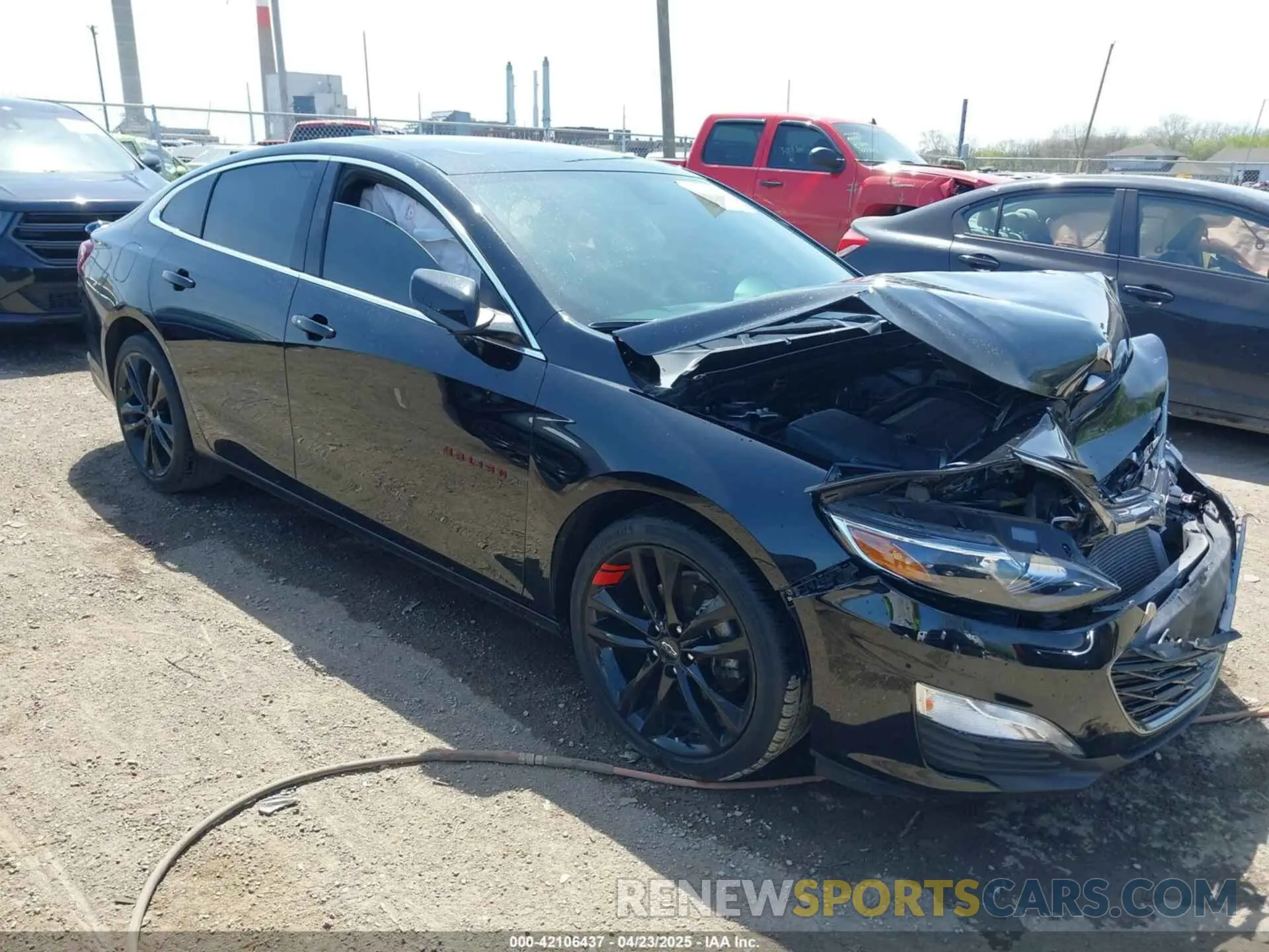 1 Photograph of a damaged car 1G1ZD5ST1LF155263 CHEVROLET MALIBU 2020
