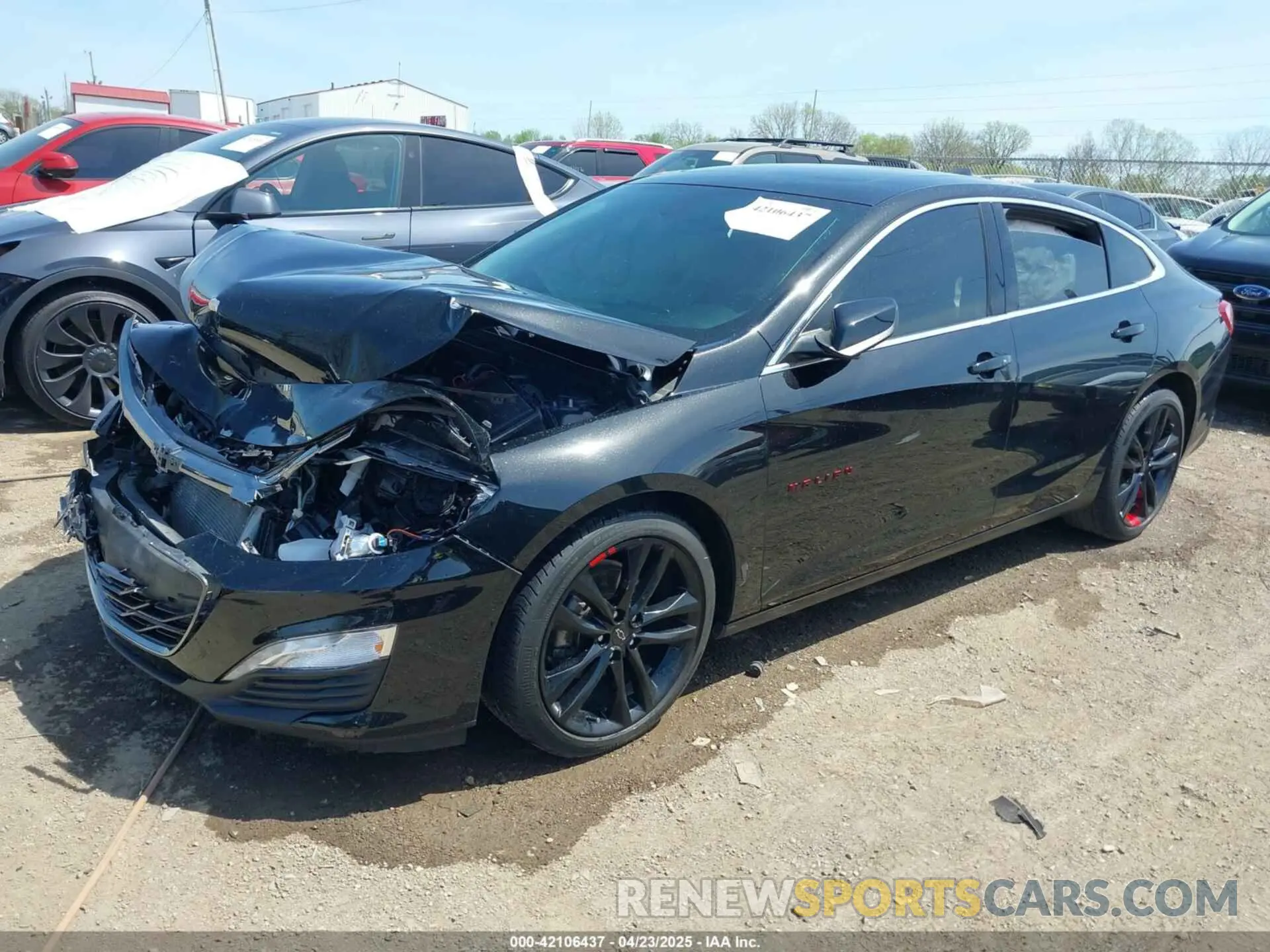 2 Photograph of a damaged car 1G1ZD5ST1LF155263 CHEVROLET MALIBU 2020