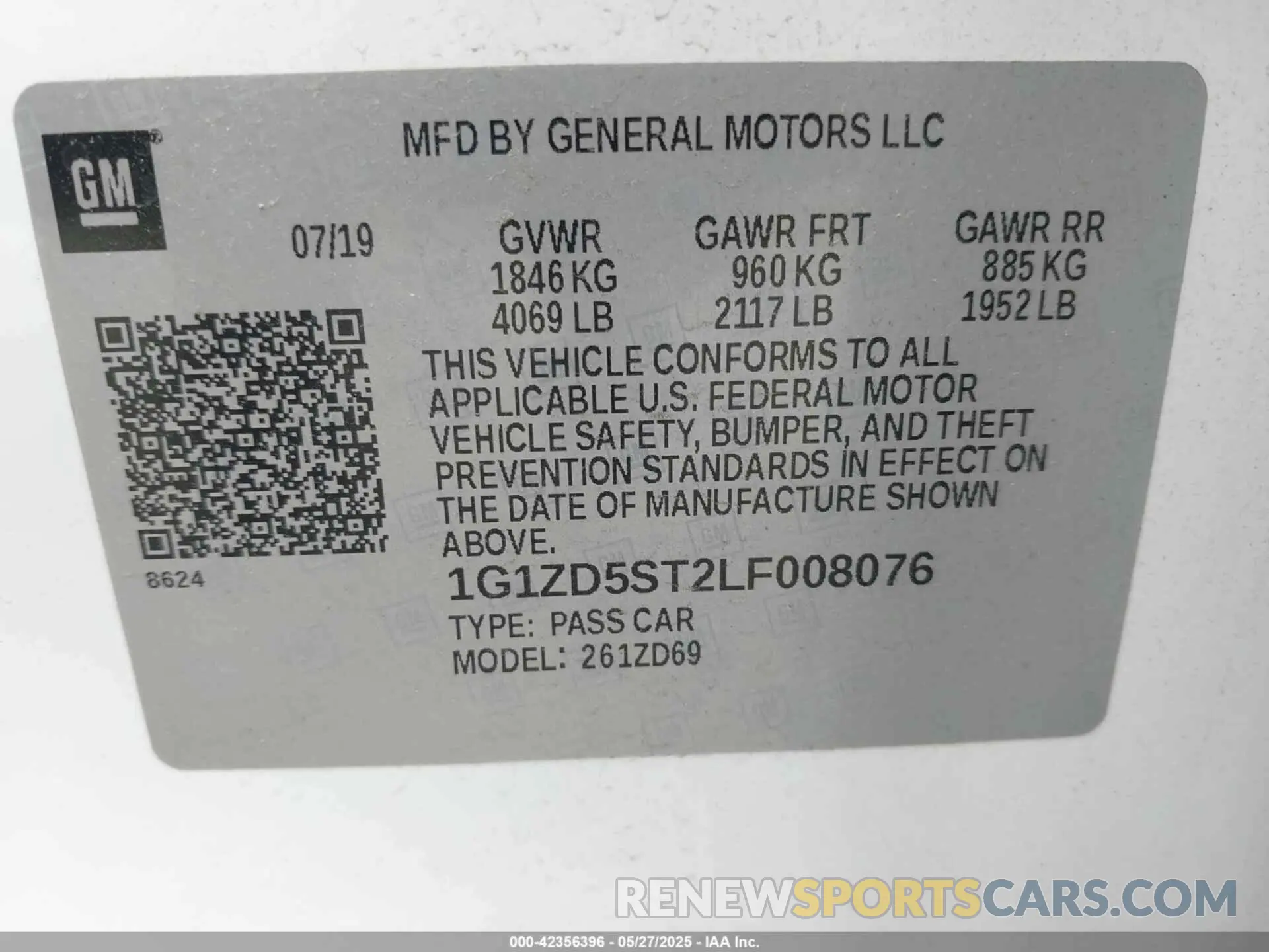 9 Photograph of a damaged car 1G1ZD5ST2LF008076 CHEVROLET MALIBU 2020