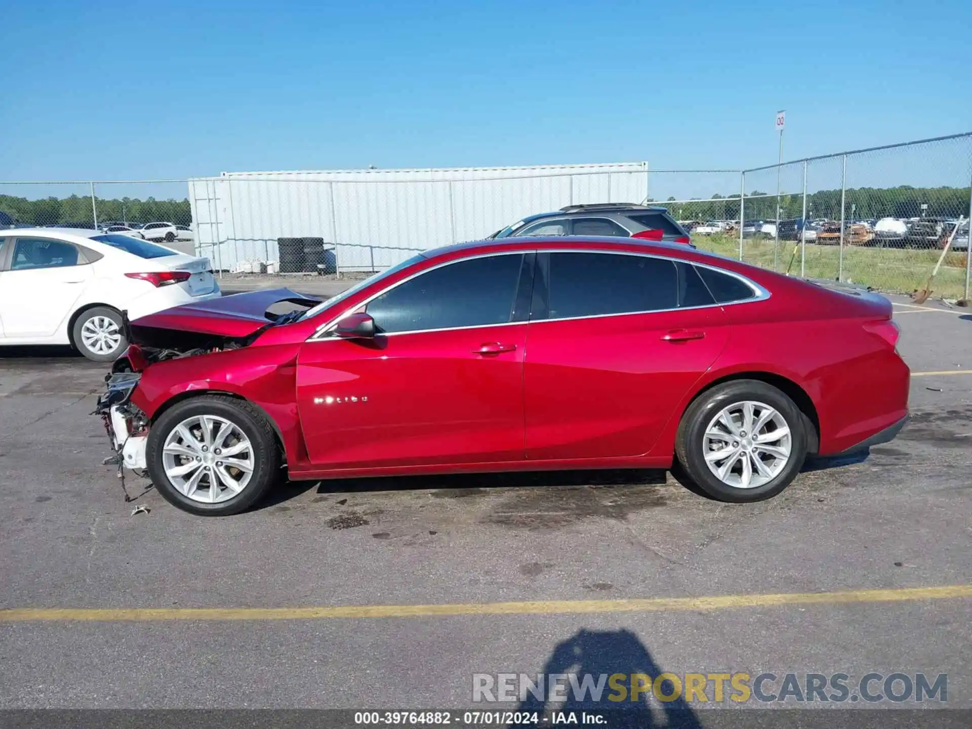 14 Photograph of a damaged car 1G1ZD5ST2LF033284 CHEVROLET MALIBU 2020