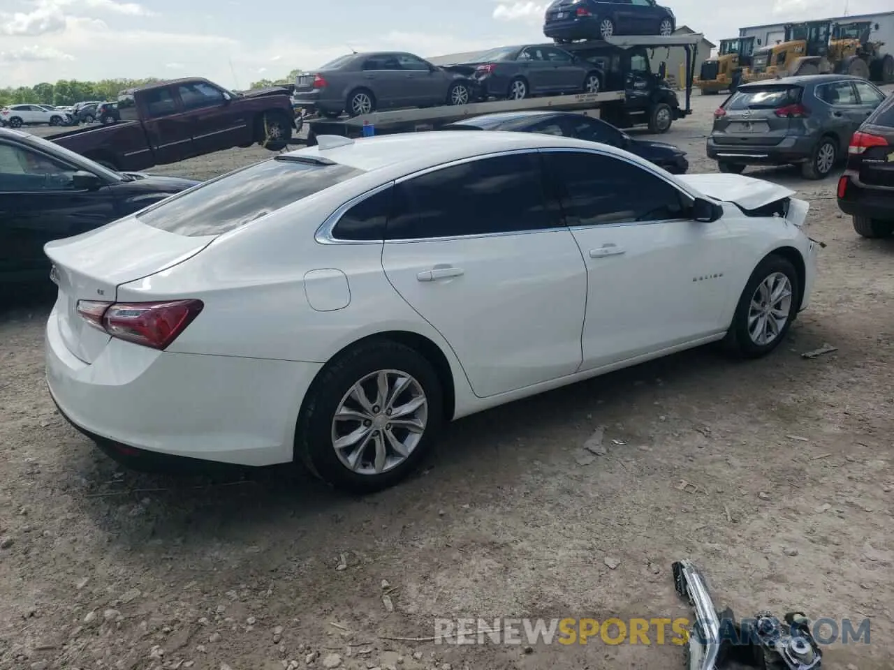 3 Photograph of a damaged car 1G1ZD5ST2LF037240 CHEVROLET MALIBU 2020