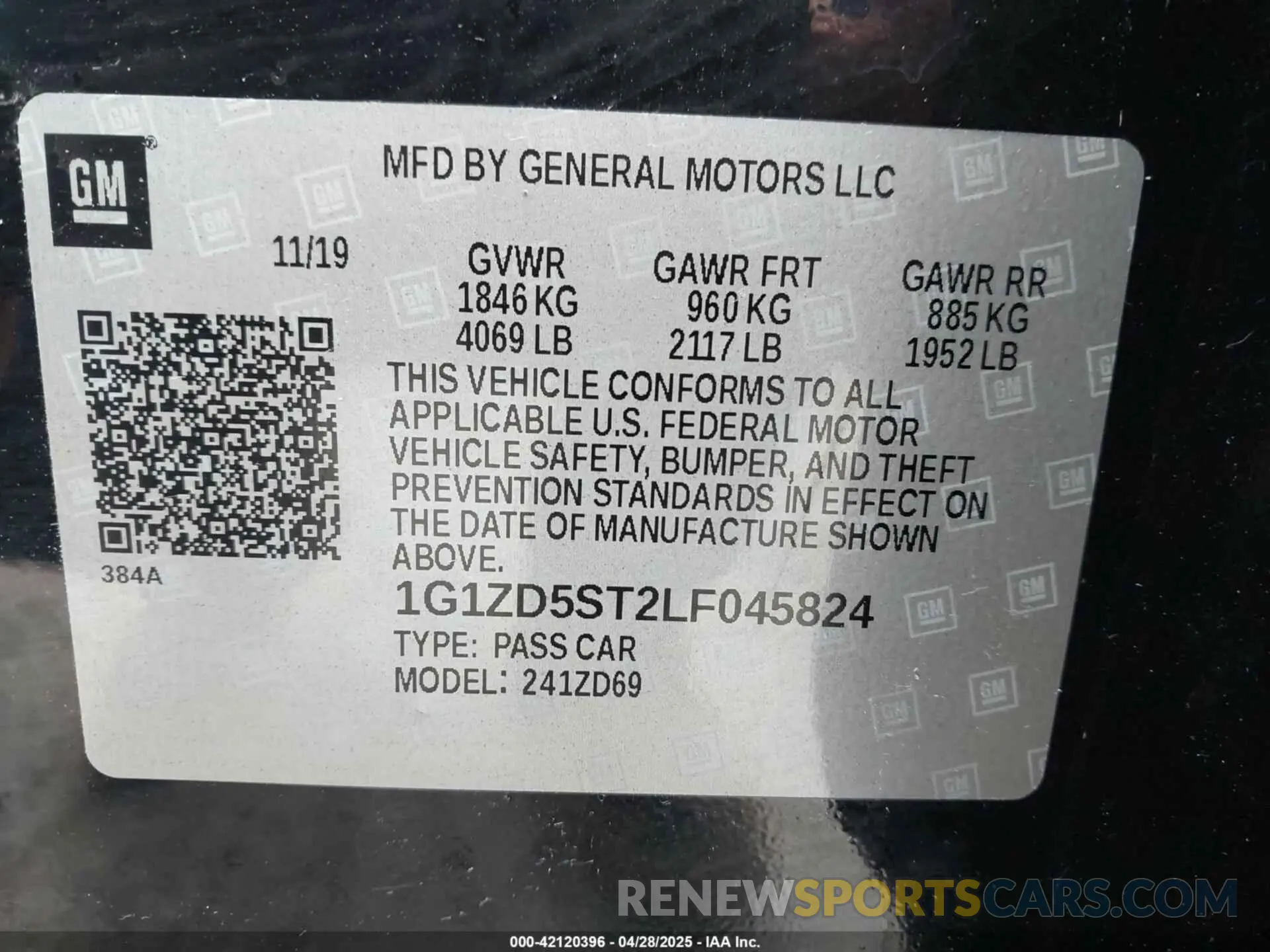 9 Photograph of a damaged car 1G1ZD5ST2LF045824 CHEVROLET MALIBU 2020