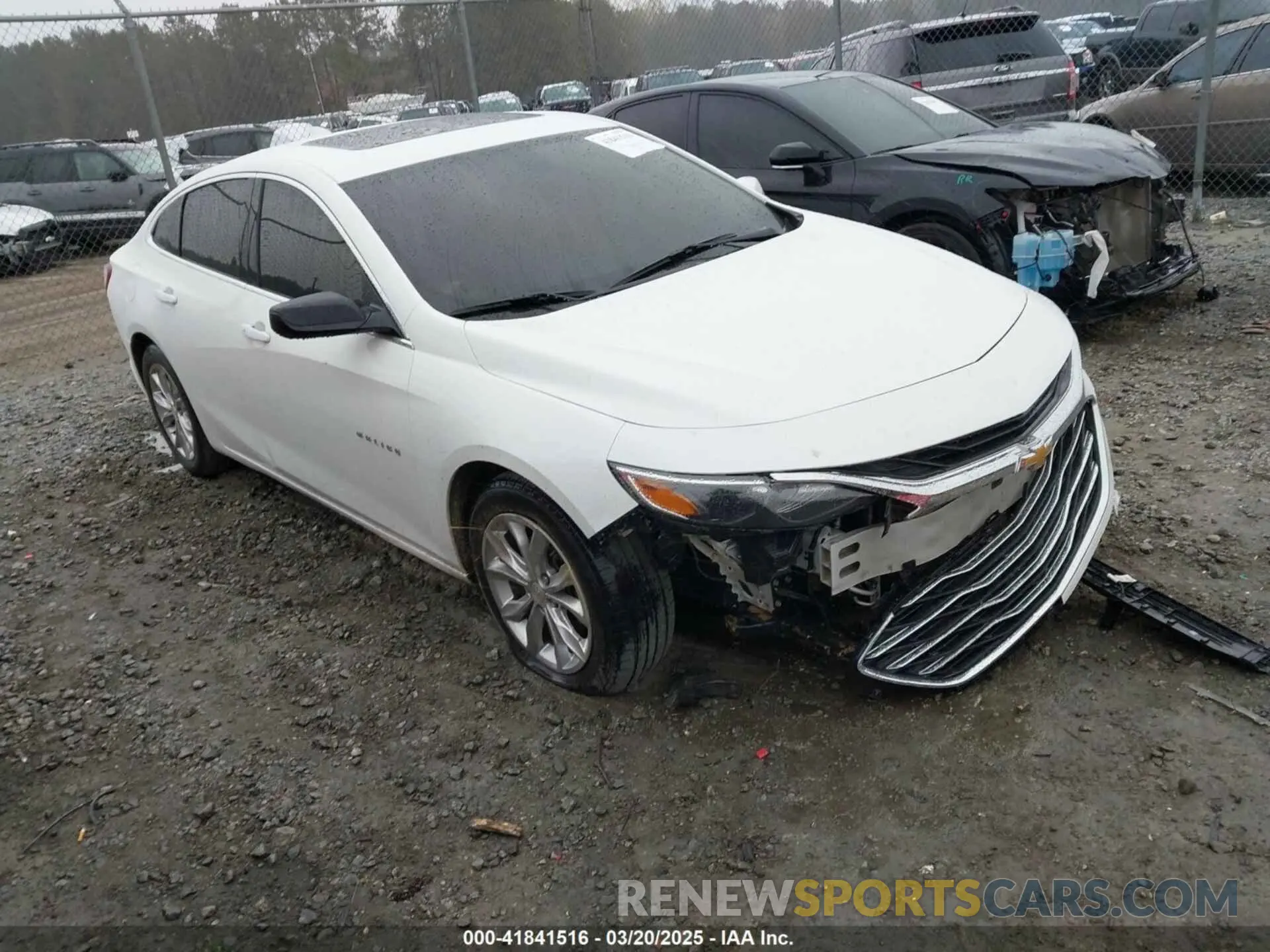 1 Photograph of a damaged car 1G1ZD5ST2LF049727 CHEVROLET MALIBU 2020