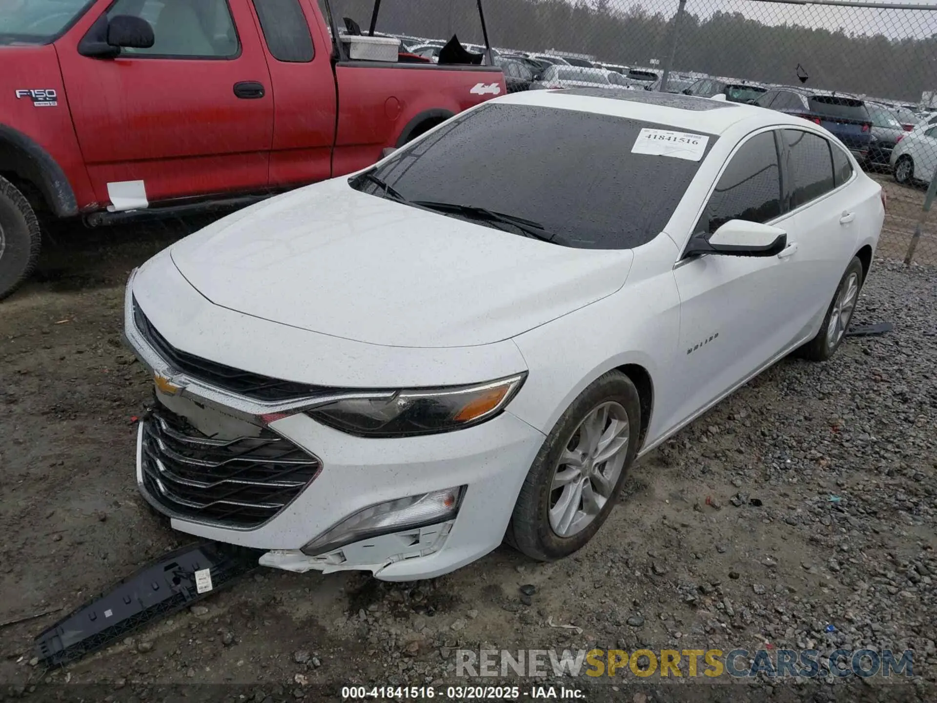 2 Photograph of a damaged car 1G1ZD5ST2LF049727 CHEVROLET MALIBU 2020