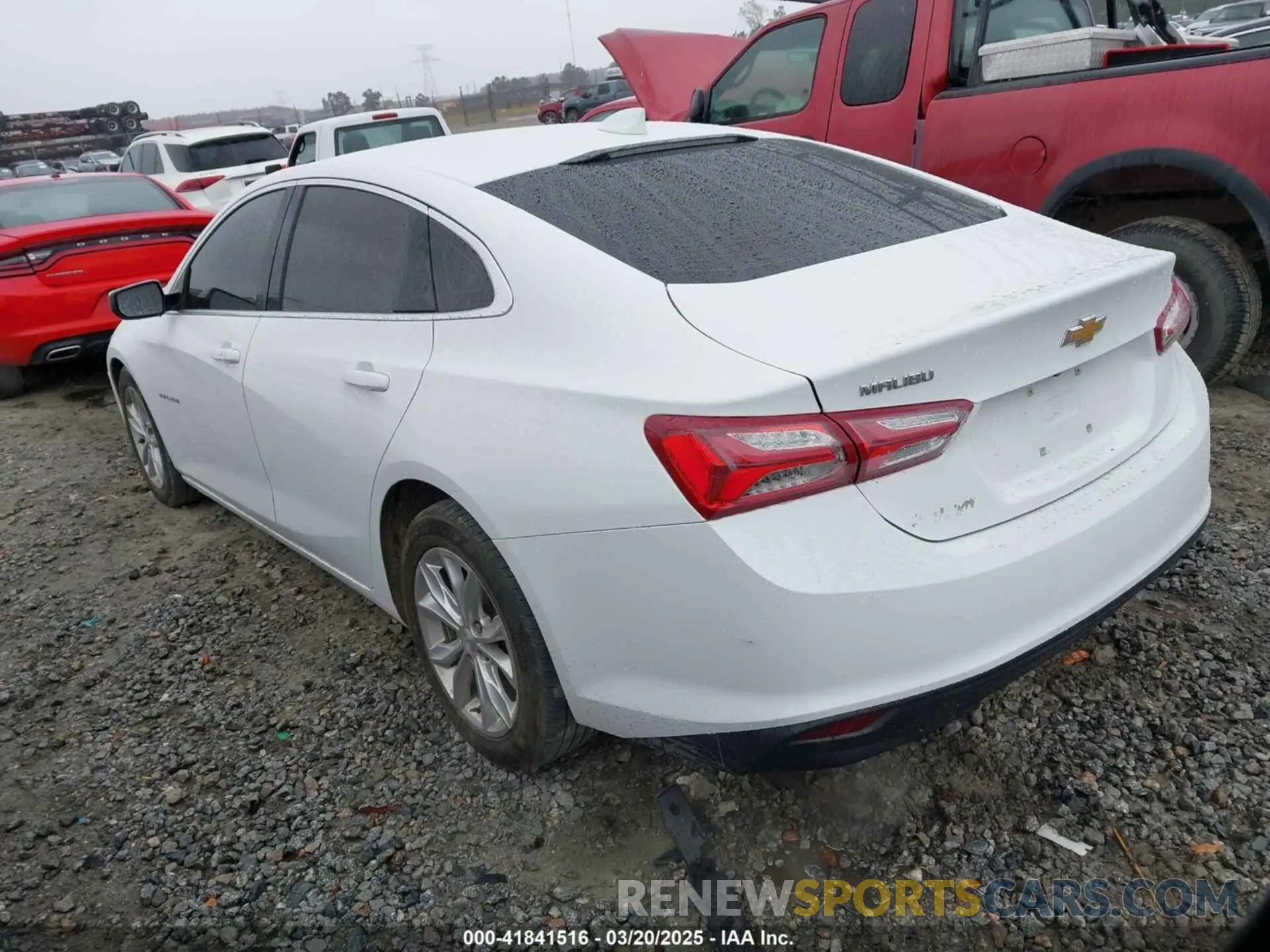 3 Photograph of a damaged car 1G1ZD5ST2LF049727 CHEVROLET MALIBU 2020