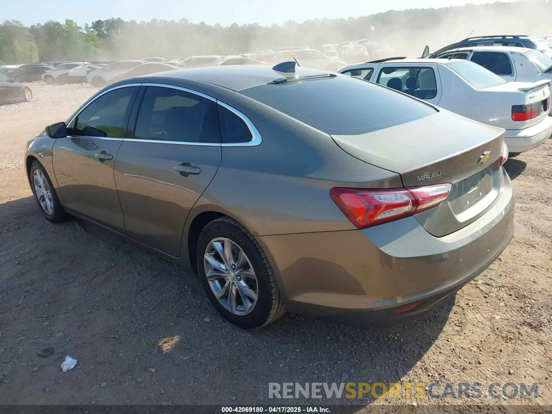 3 Photograph of a damaged car 1G1ZD5ST2LF052482 CHEVROLET MALIBU 2020