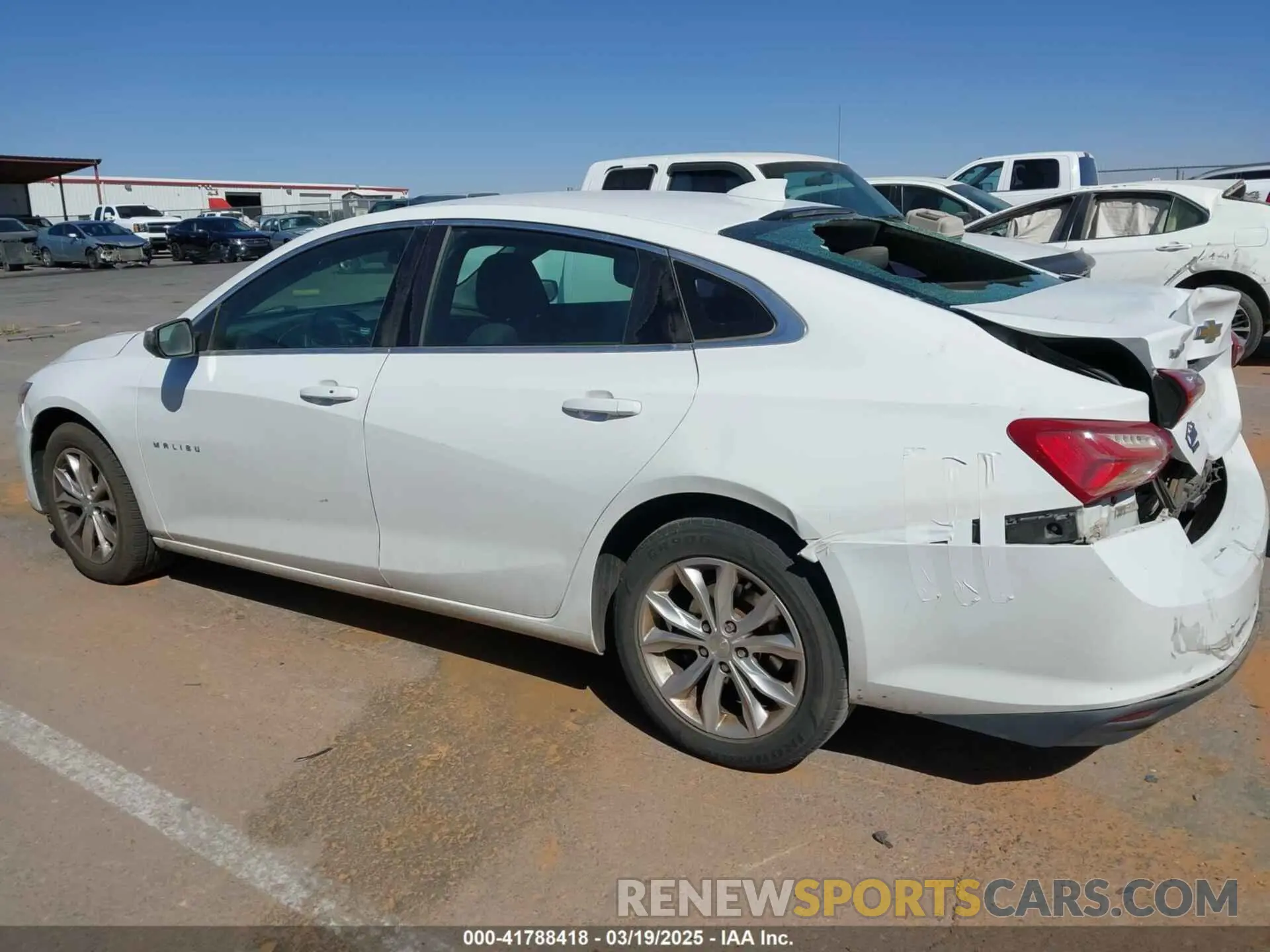 14 Photograph of a damaged car 1G1ZD5ST2LF054202 CHEVROLET MALIBU 2020
