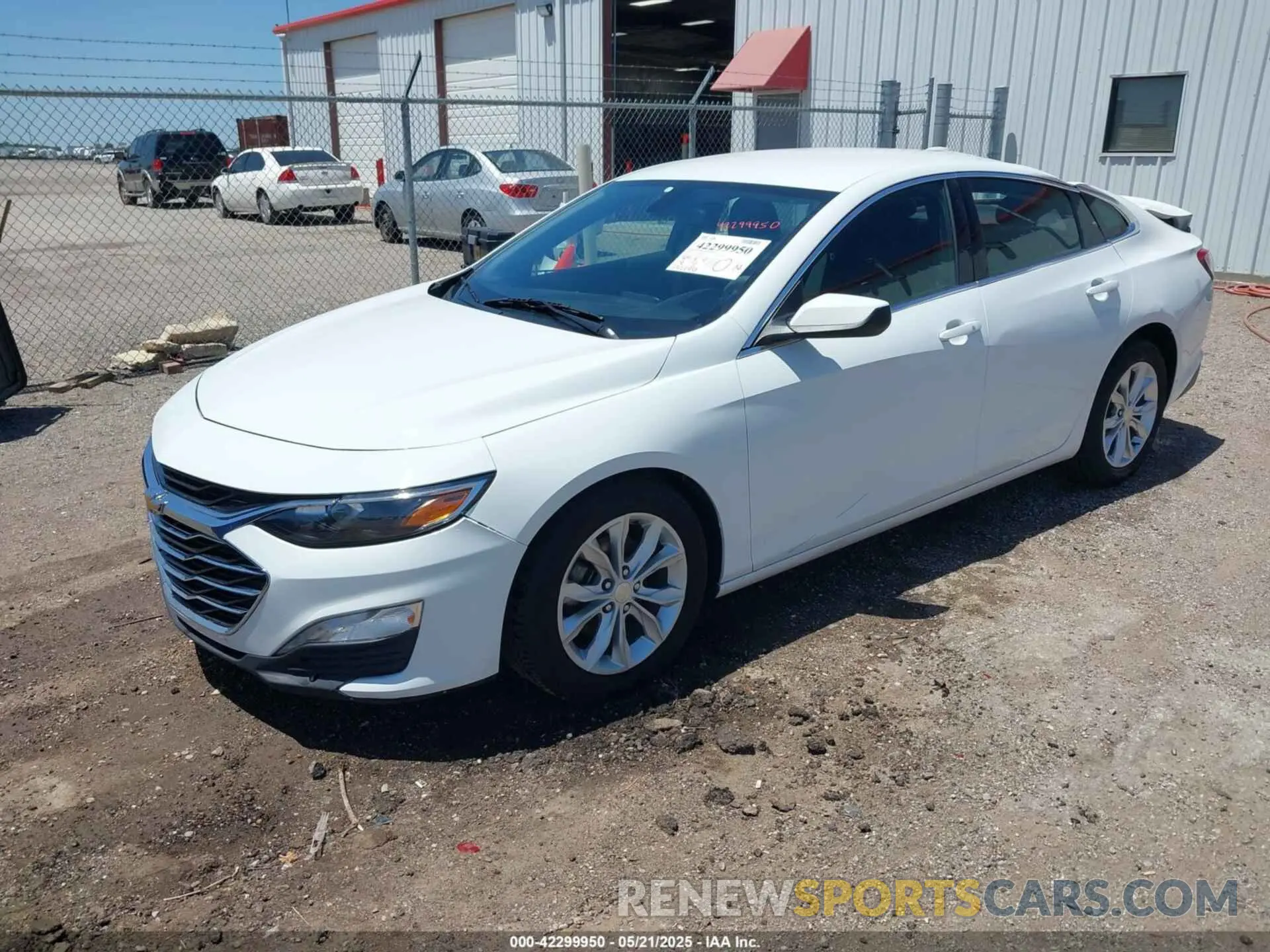 2 Photograph of a damaged car 1G1ZD5ST2LF055026 CHEVROLET MALIBU 2020