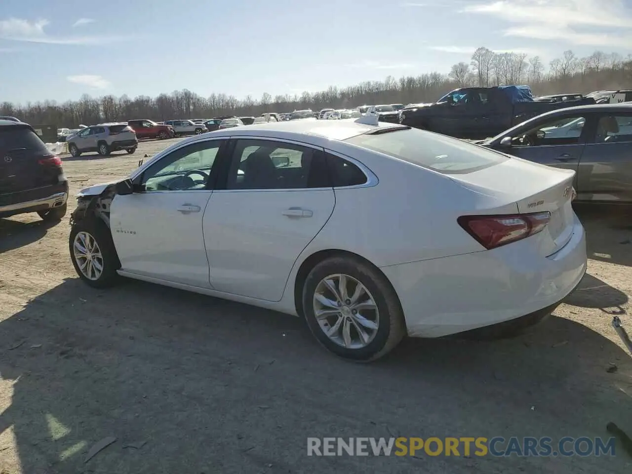 2 Photograph of a damaged car 1G1ZD5ST2LF055298 CHEVROLET MALIBU 2020