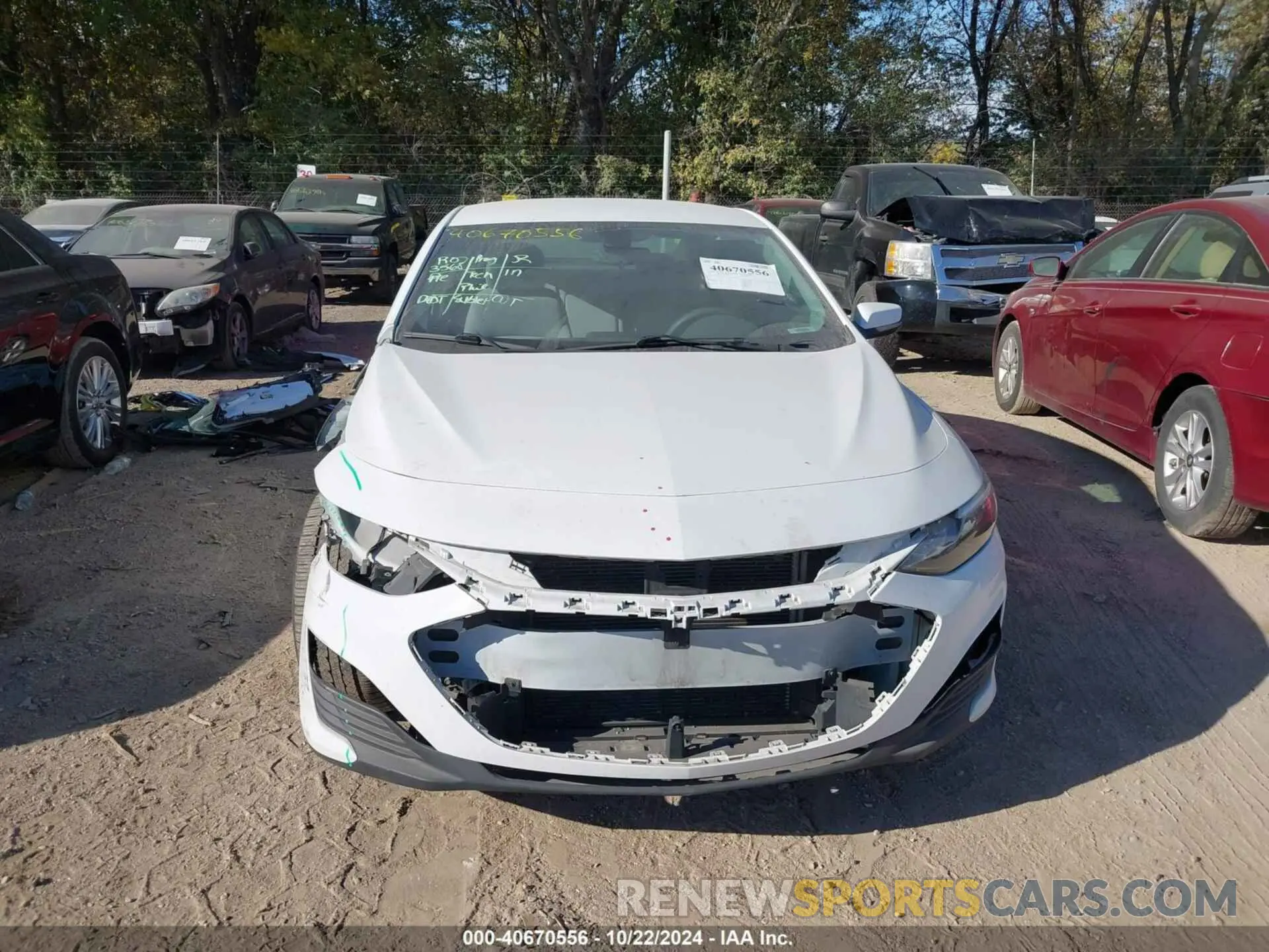 13 Photograph of a damaged car 1G1ZD5ST2LF057911 CHEVROLET MALIBU 2020