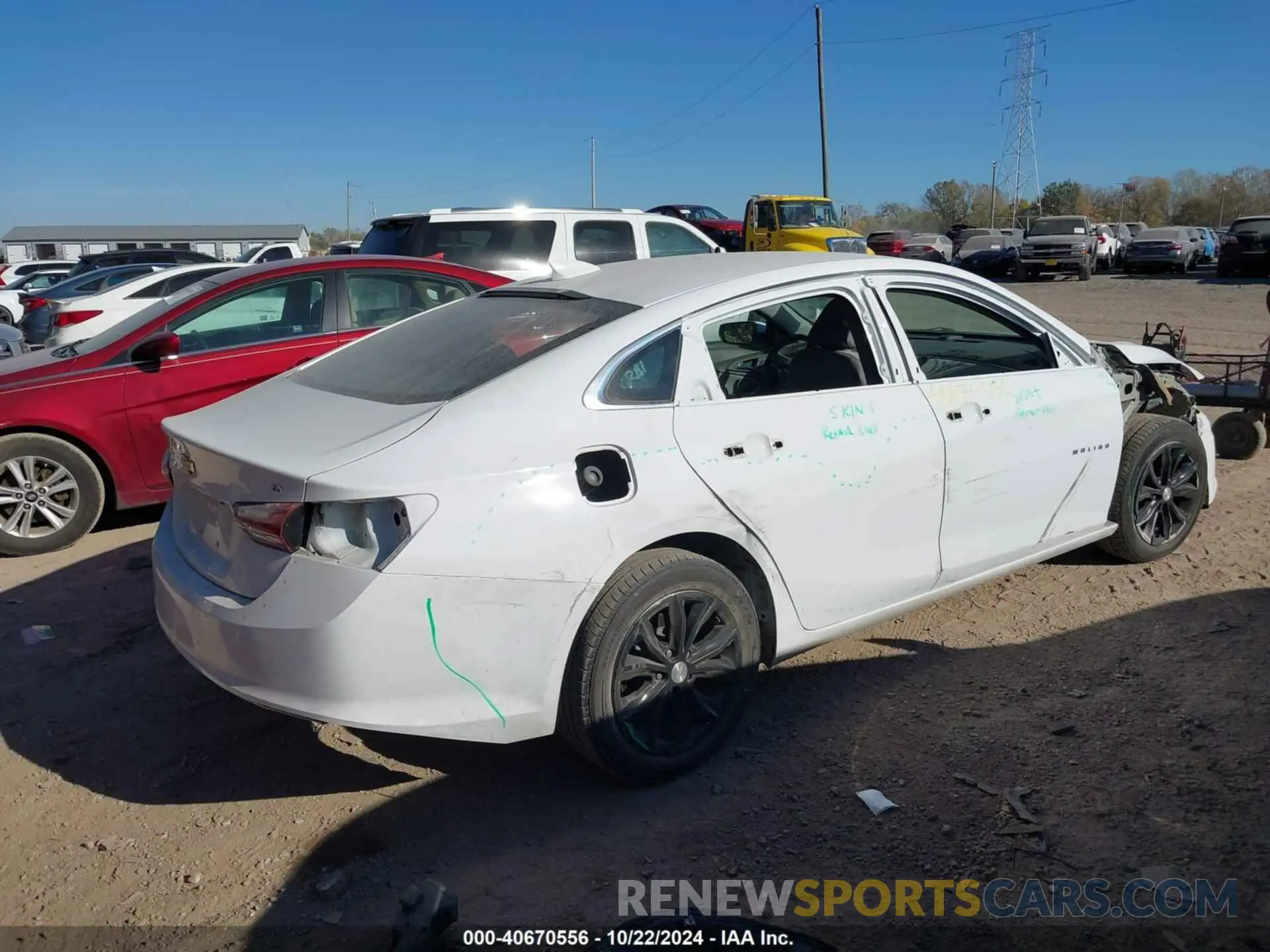 4 Photograph of a damaged car 1G1ZD5ST2LF057911 CHEVROLET MALIBU 2020