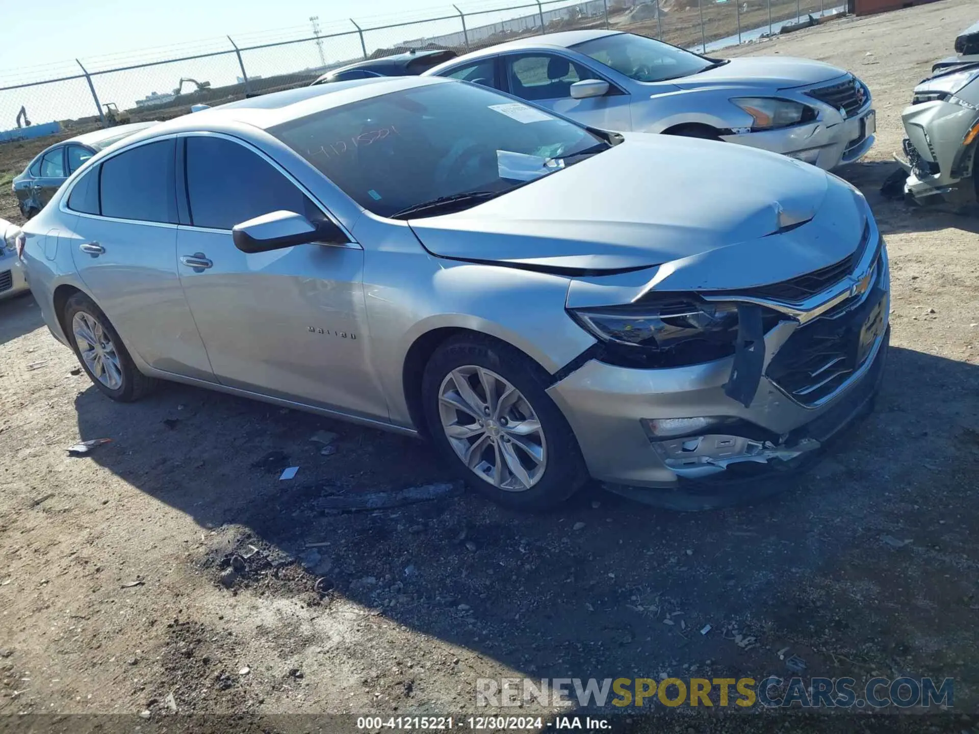 1 Photograph of a damaged car 1G1ZD5ST2LF063191 CHEVROLET MALIBU 2020