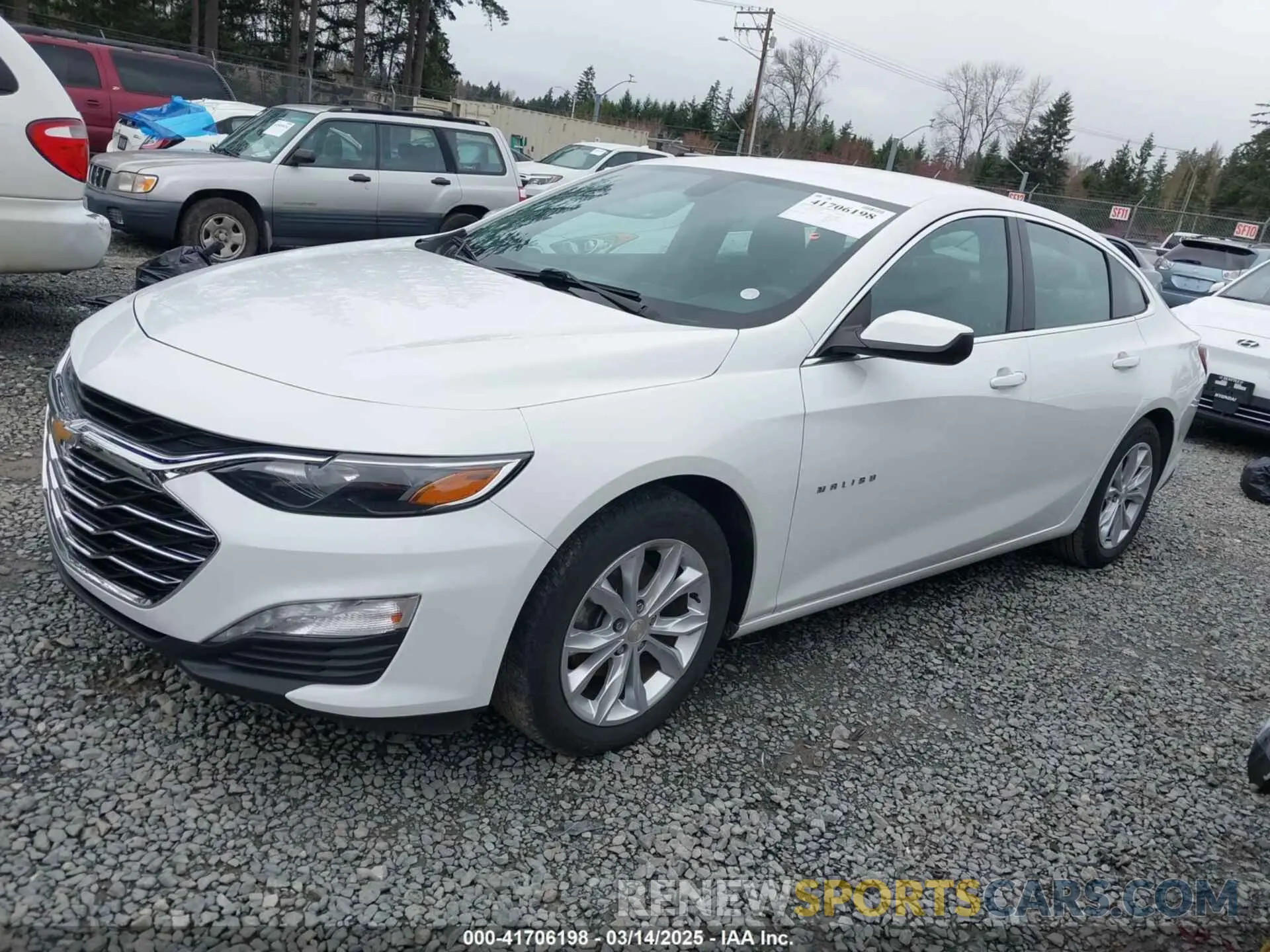 2 Photograph of a damaged car 1G1ZD5ST2LF067659 CHEVROLET MALIBU 2020