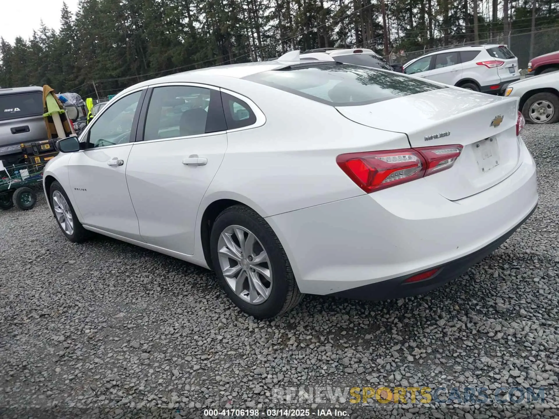 3 Photograph of a damaged car 1G1ZD5ST2LF067659 CHEVROLET MALIBU 2020