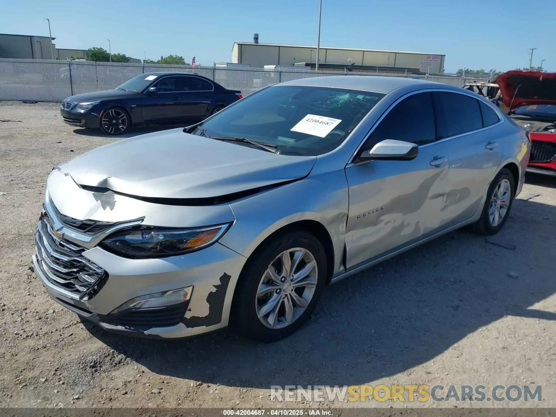 2 Photograph of a damaged car 1G1ZD5ST2LF078158 CHEVROLET MALIBU 2020