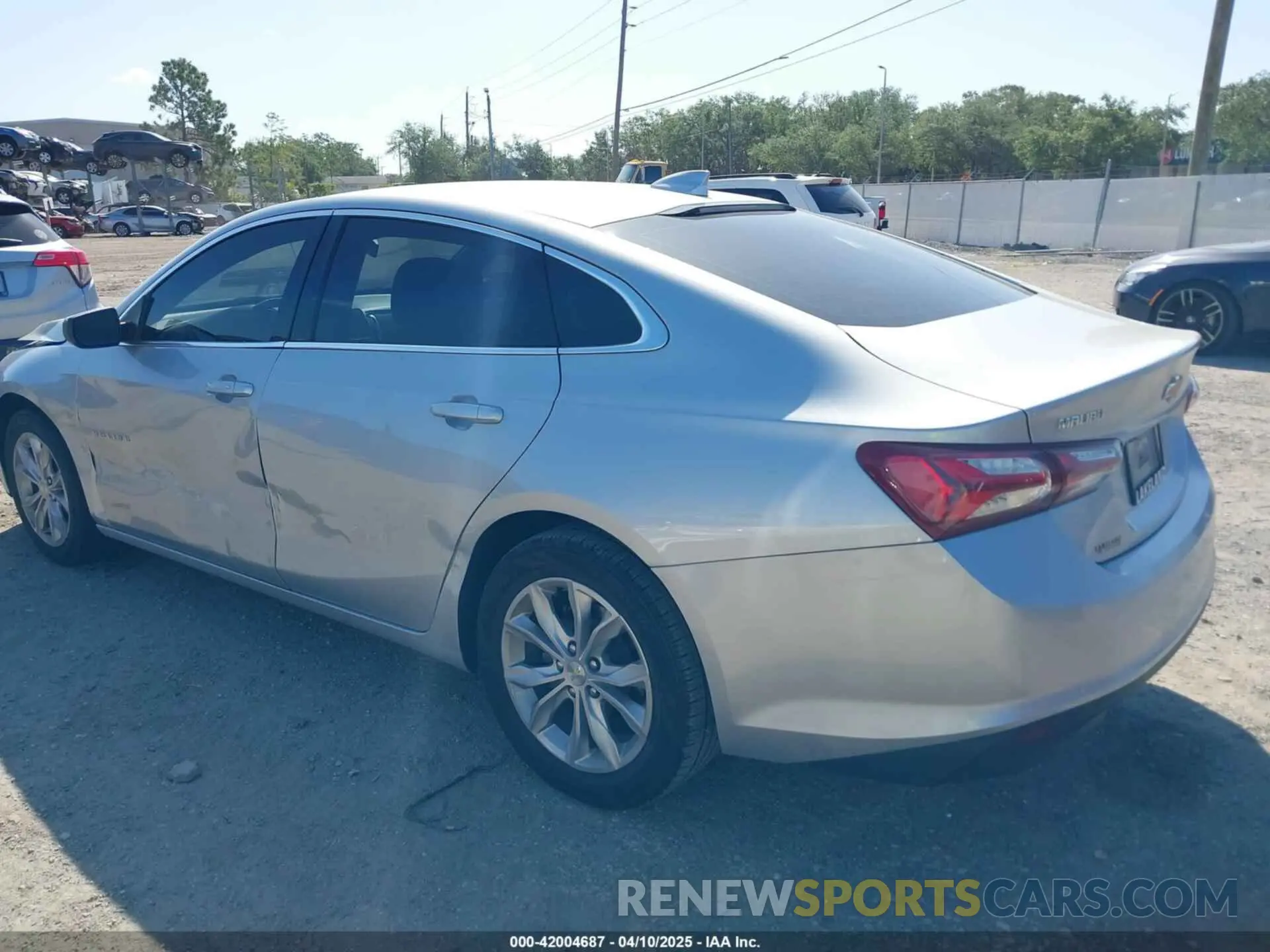 3 Photograph of a damaged car 1G1ZD5ST2LF078158 CHEVROLET MALIBU 2020
