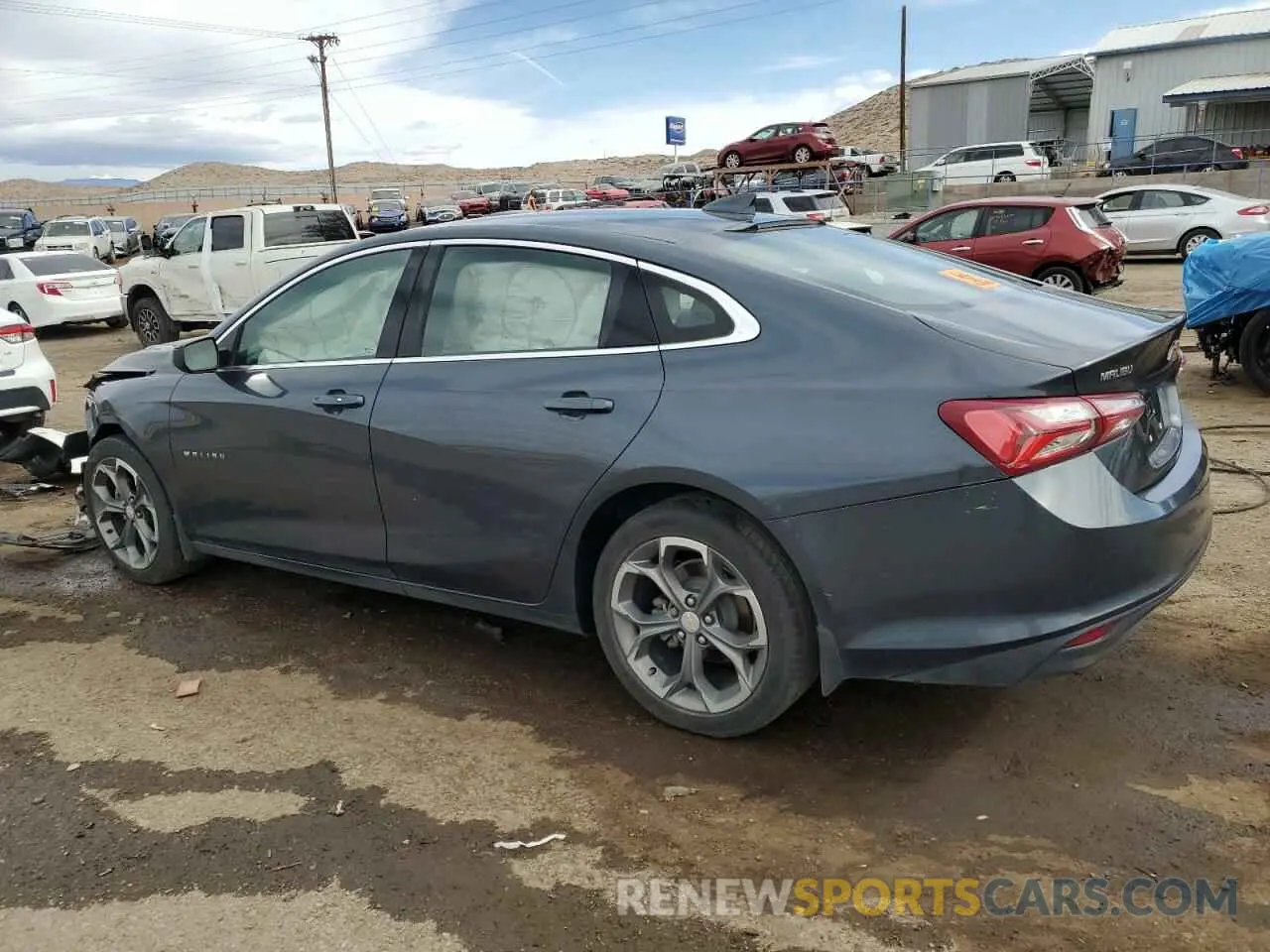 2 Photograph of a damaged car 1G1ZD5ST2LF083778 CHEVROLET MALIBU 2020
