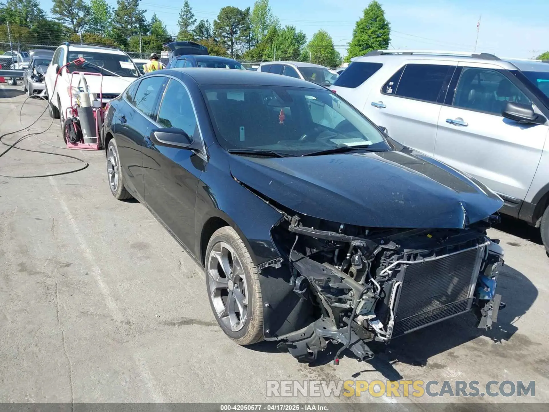 1 Photograph of a damaged car 1G1ZD5ST2LF102376 CHEVROLET MALIBU 2020