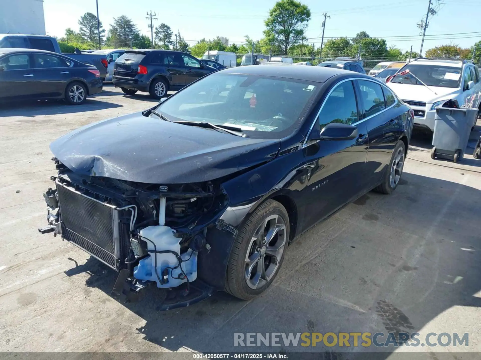 2 Photograph of a damaged car 1G1ZD5ST2LF102376 CHEVROLET MALIBU 2020
