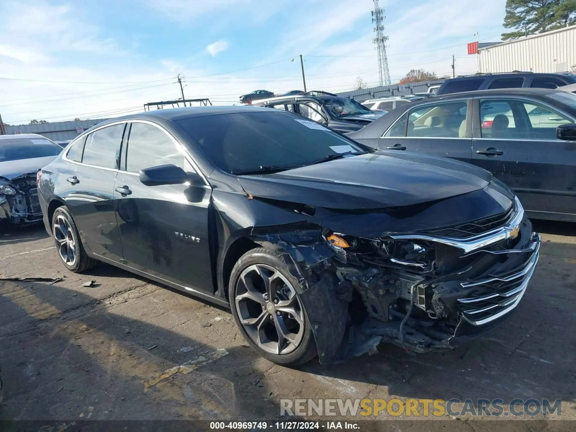 1 Photograph of a damaged car 1G1ZD5ST2LF102779 CHEVROLET MALIBU 2020