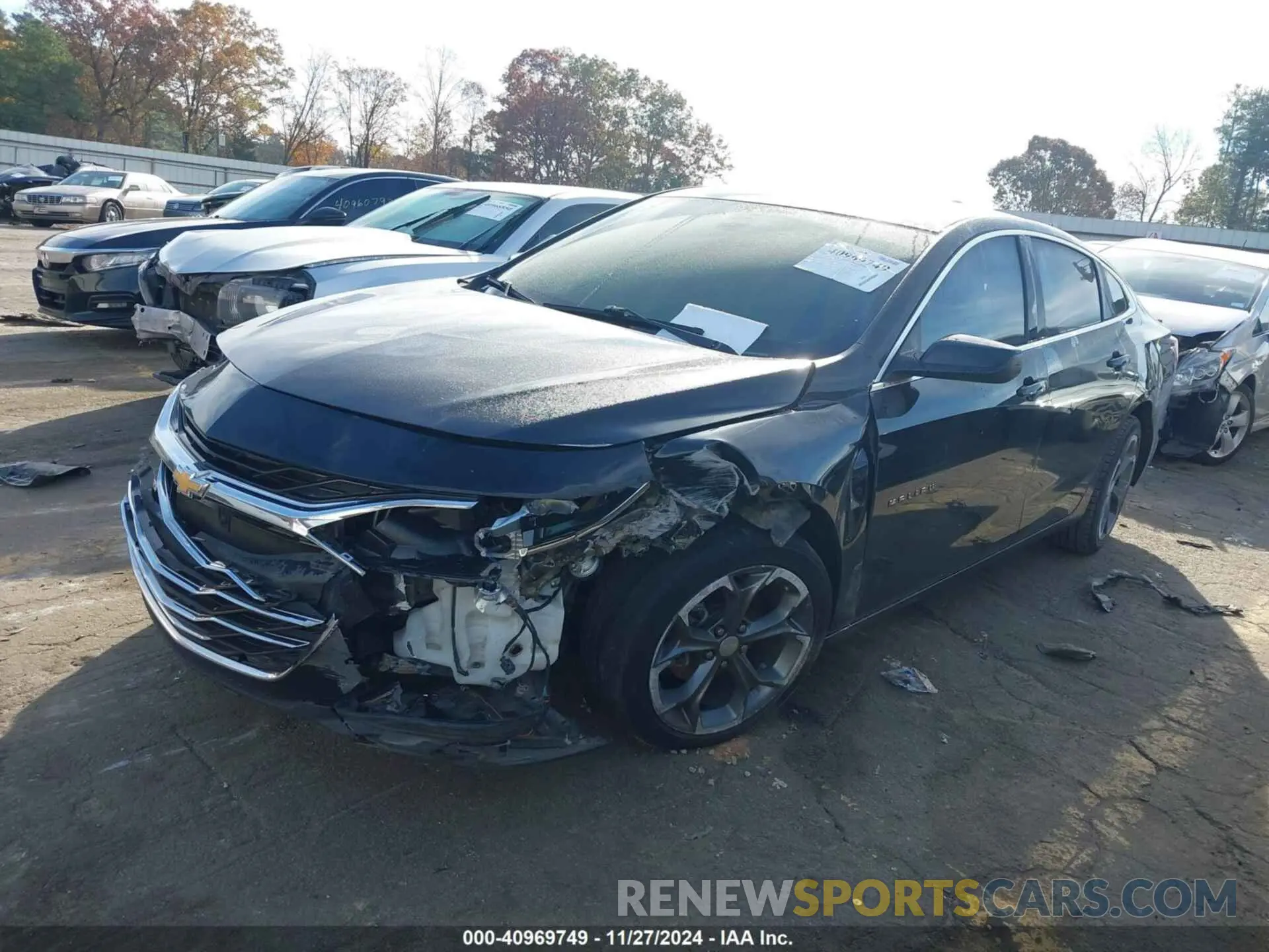 2 Photograph of a damaged car 1G1ZD5ST2LF102779 CHEVROLET MALIBU 2020
