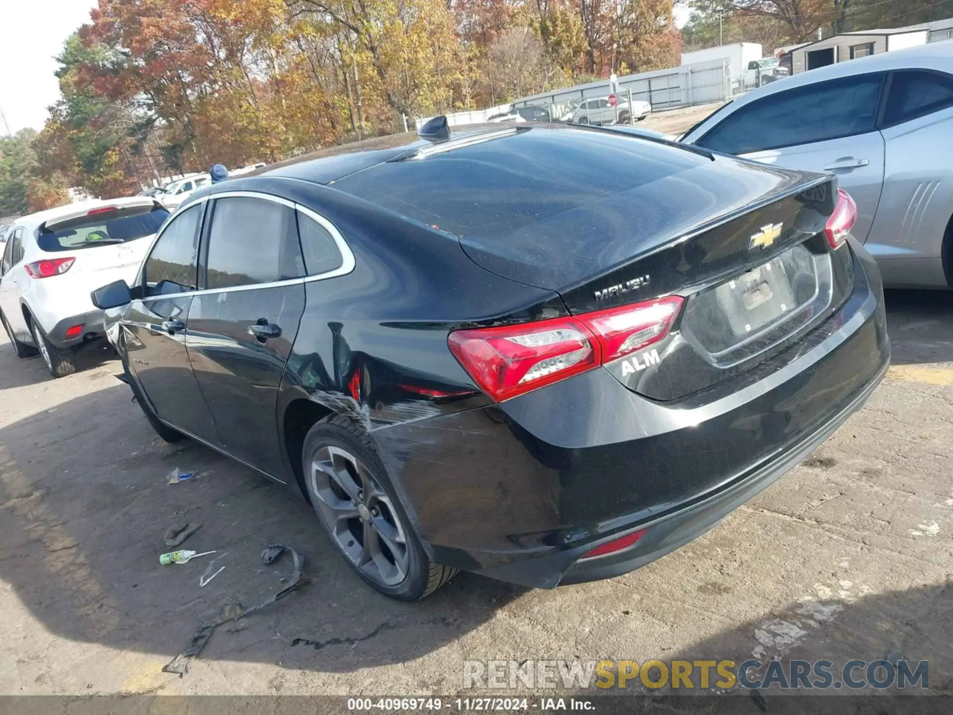 3 Photograph of a damaged car 1G1ZD5ST2LF102779 CHEVROLET MALIBU 2020