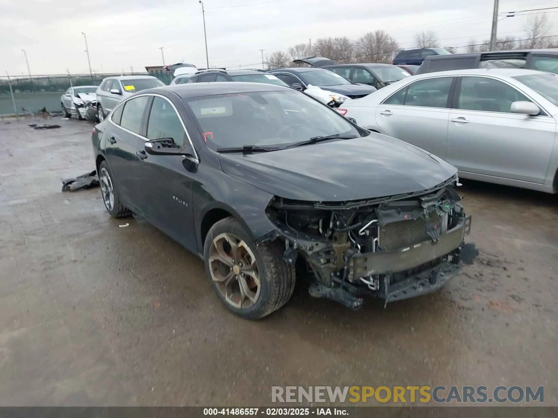 1 Photograph of a damaged car 1G1ZD5ST2LF102930 CHEVROLET MALIBU 2020