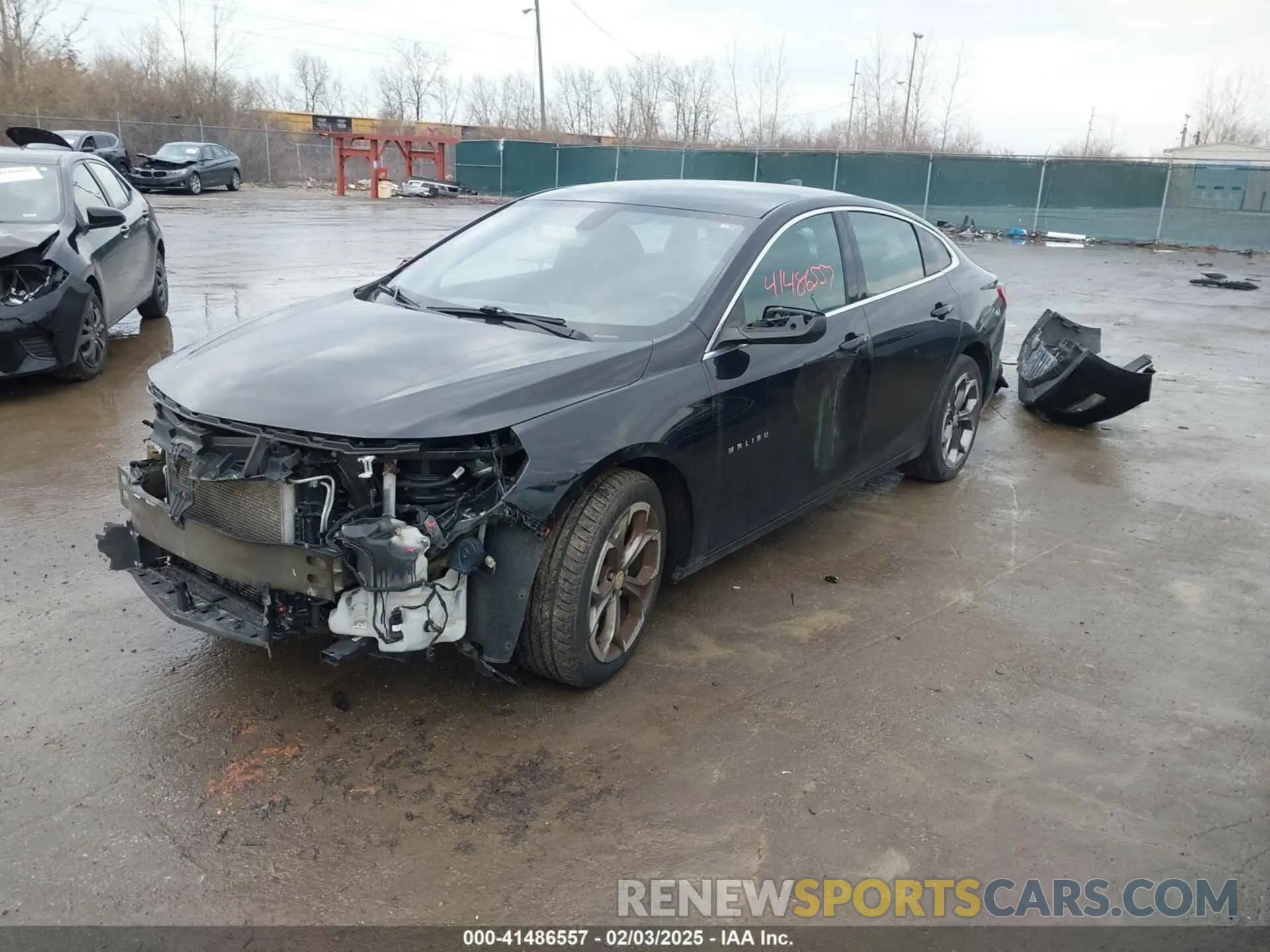 2 Photograph of a damaged car 1G1ZD5ST2LF102930 CHEVROLET MALIBU 2020
