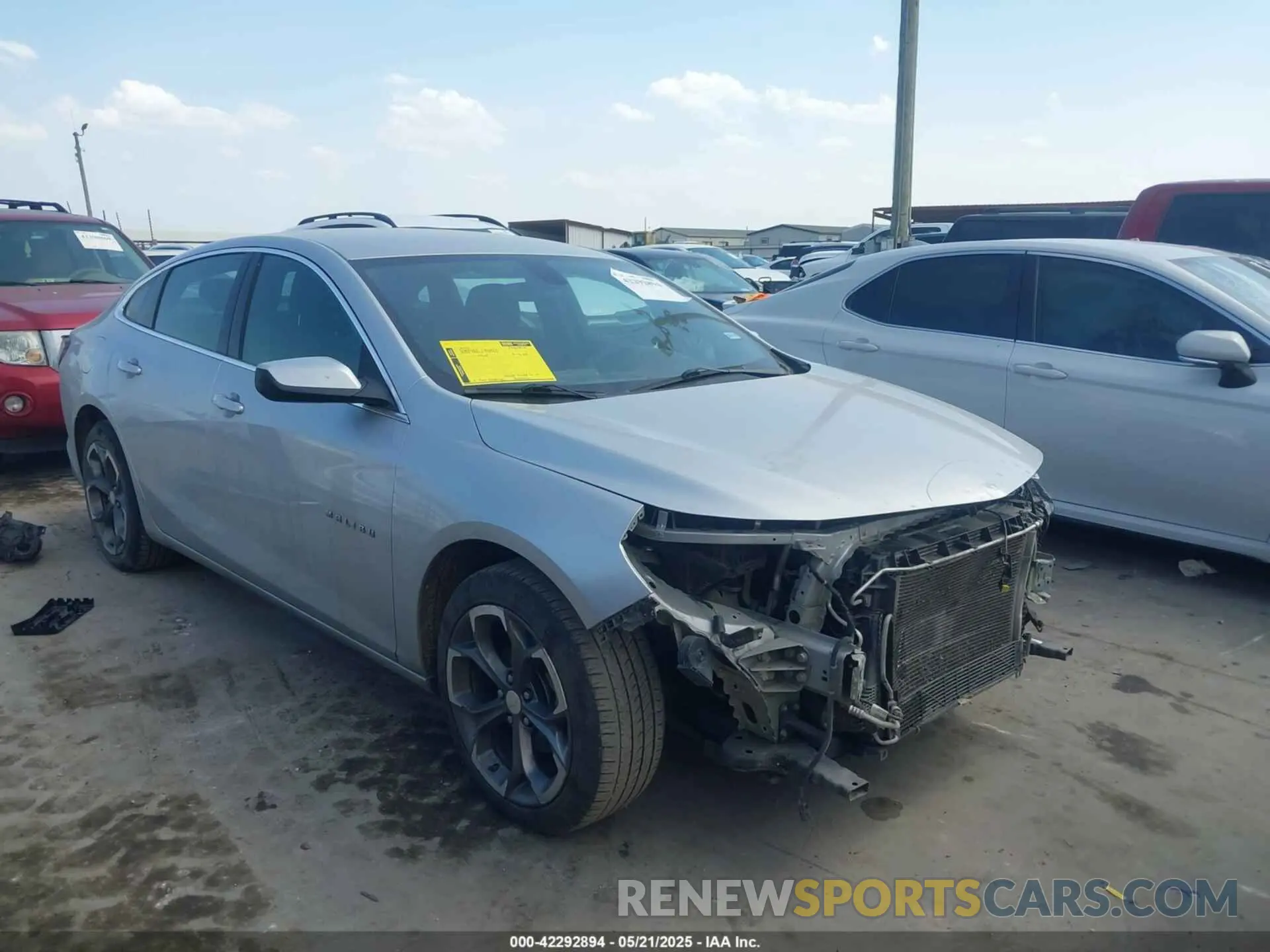 1 Photograph of a damaged car 1G1ZD5ST2LF103110 CHEVROLET MALIBU 2020