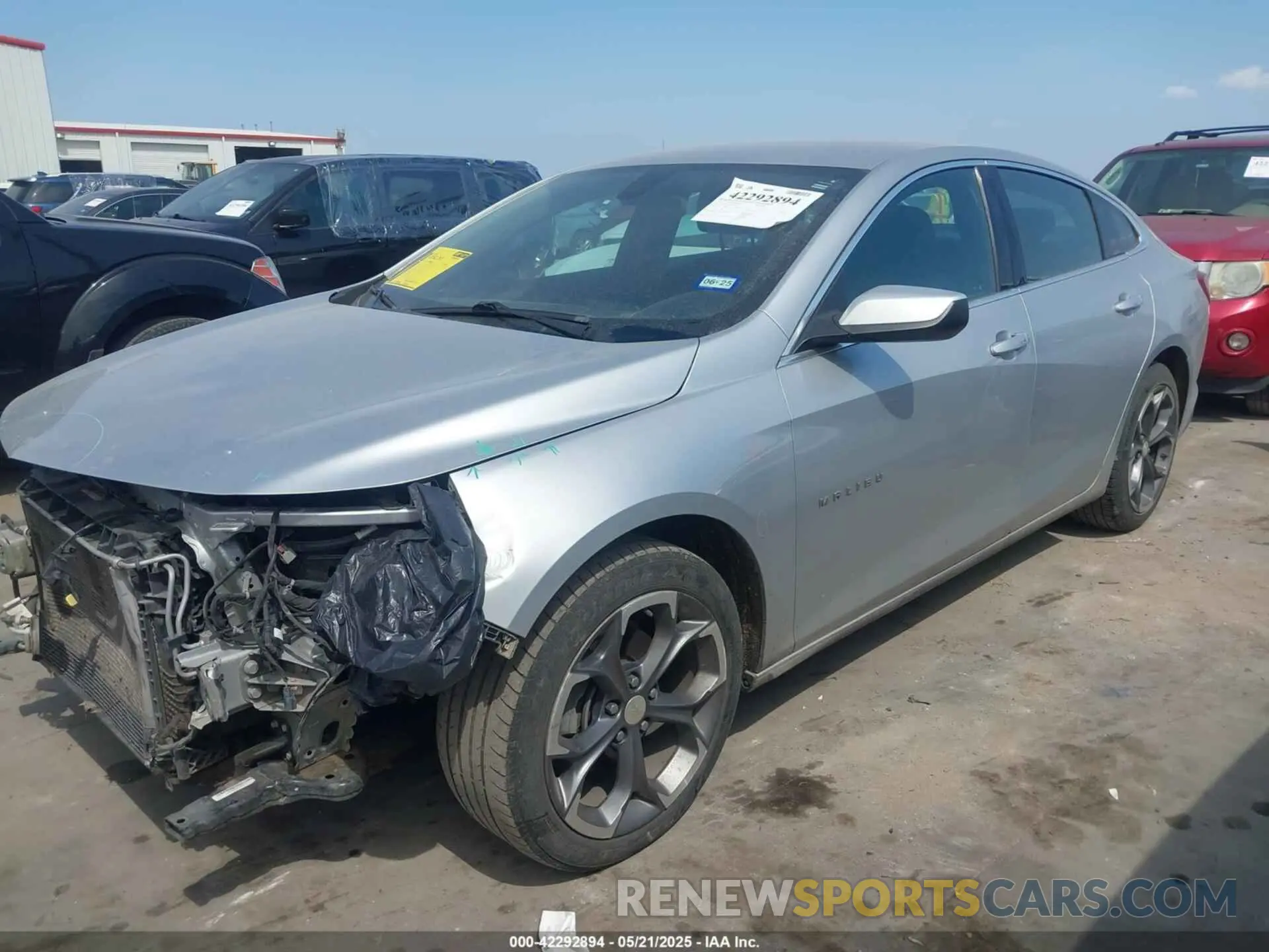 2 Photograph of a damaged car 1G1ZD5ST2LF103110 CHEVROLET MALIBU 2020