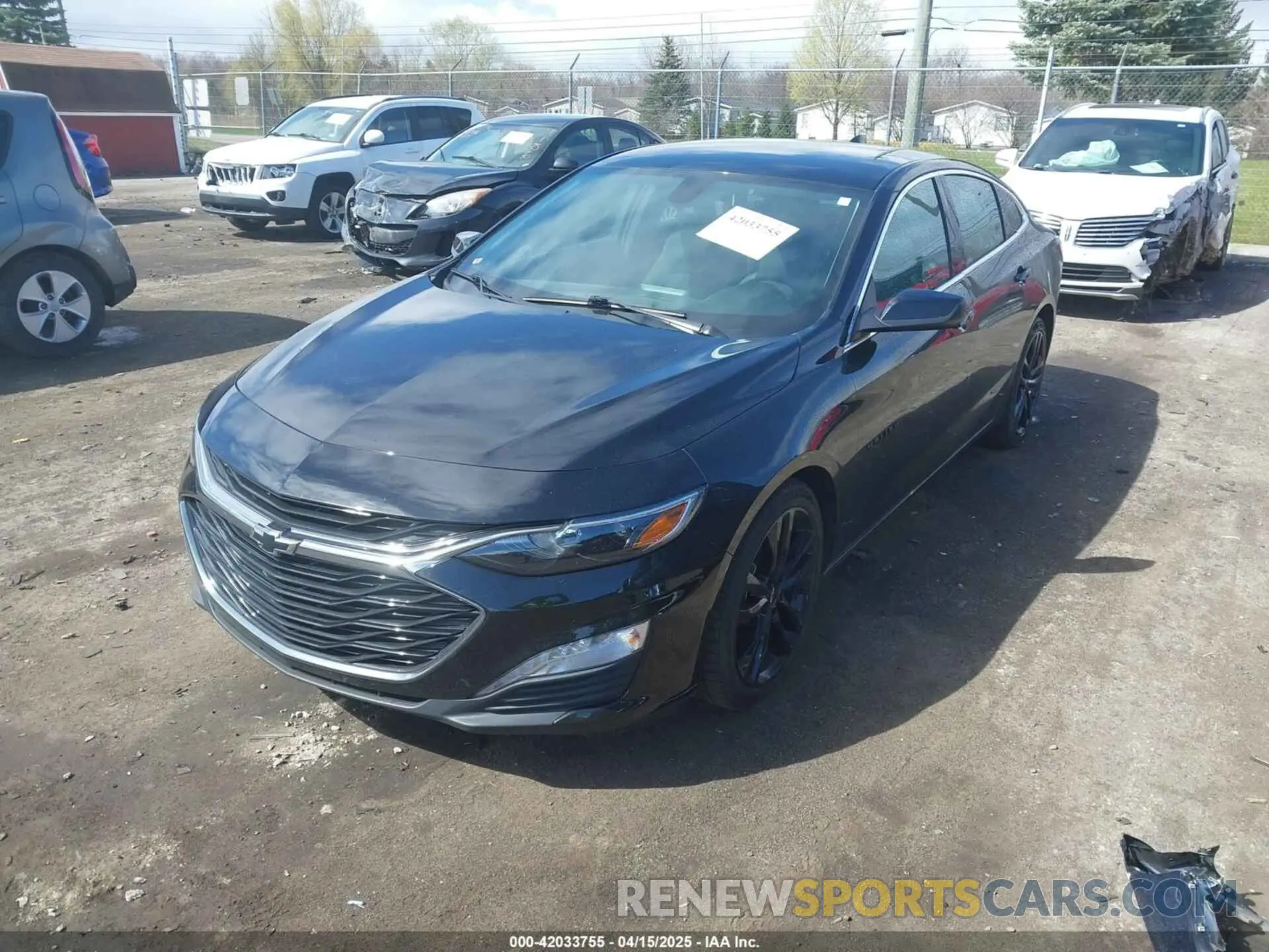 2 Photograph of a damaged car 1G1ZD5ST2LF145941 CHEVROLET MALIBU 2020