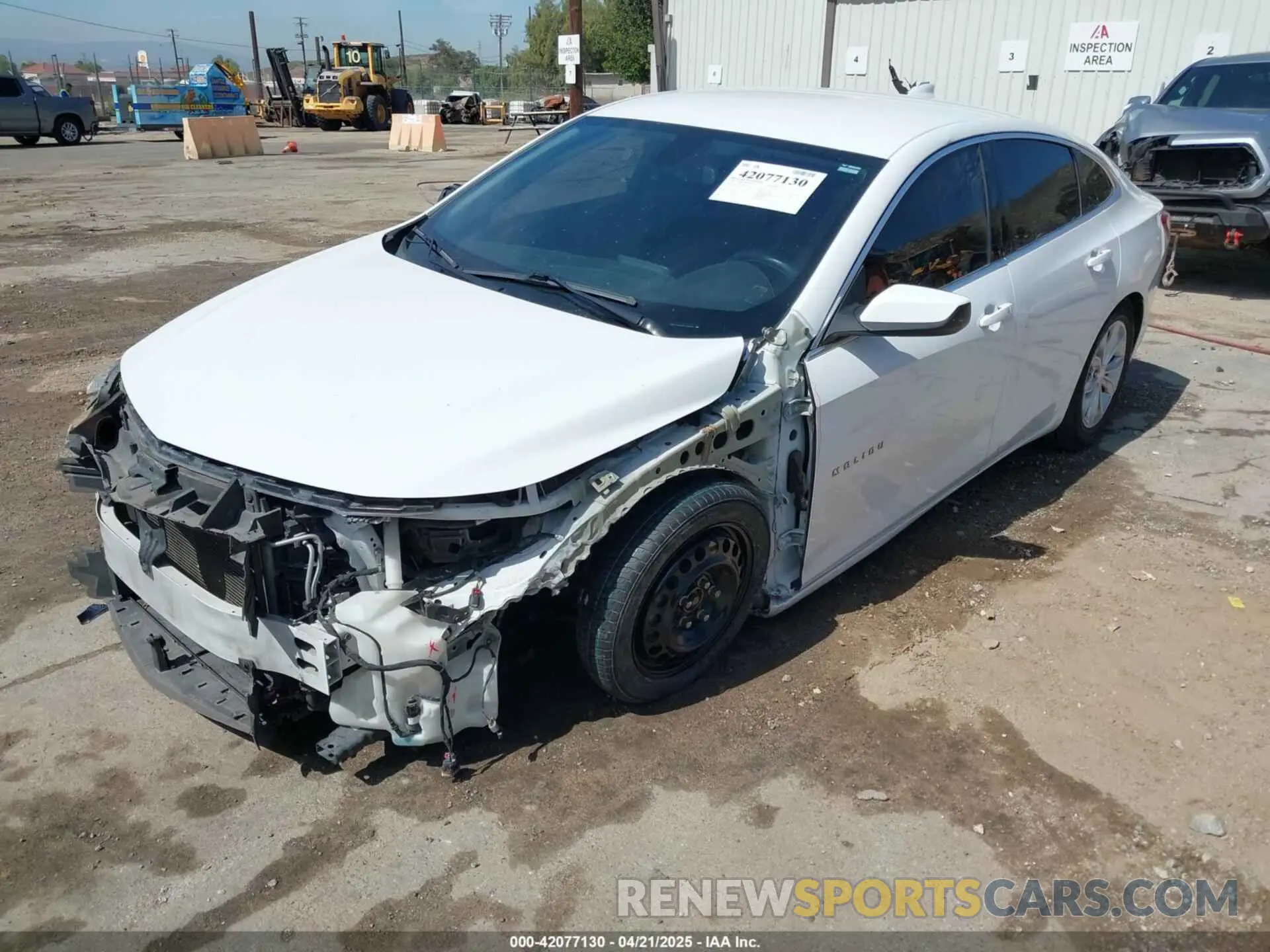 2 Photograph of a damaged car 1G1ZD5ST3LF025372 CHEVROLET MALIBU 2020