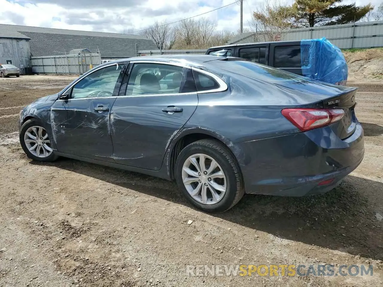 2 Photograph of a damaged car 1G1ZD5ST3LF034296 CHEVROLET MALIBU 2020