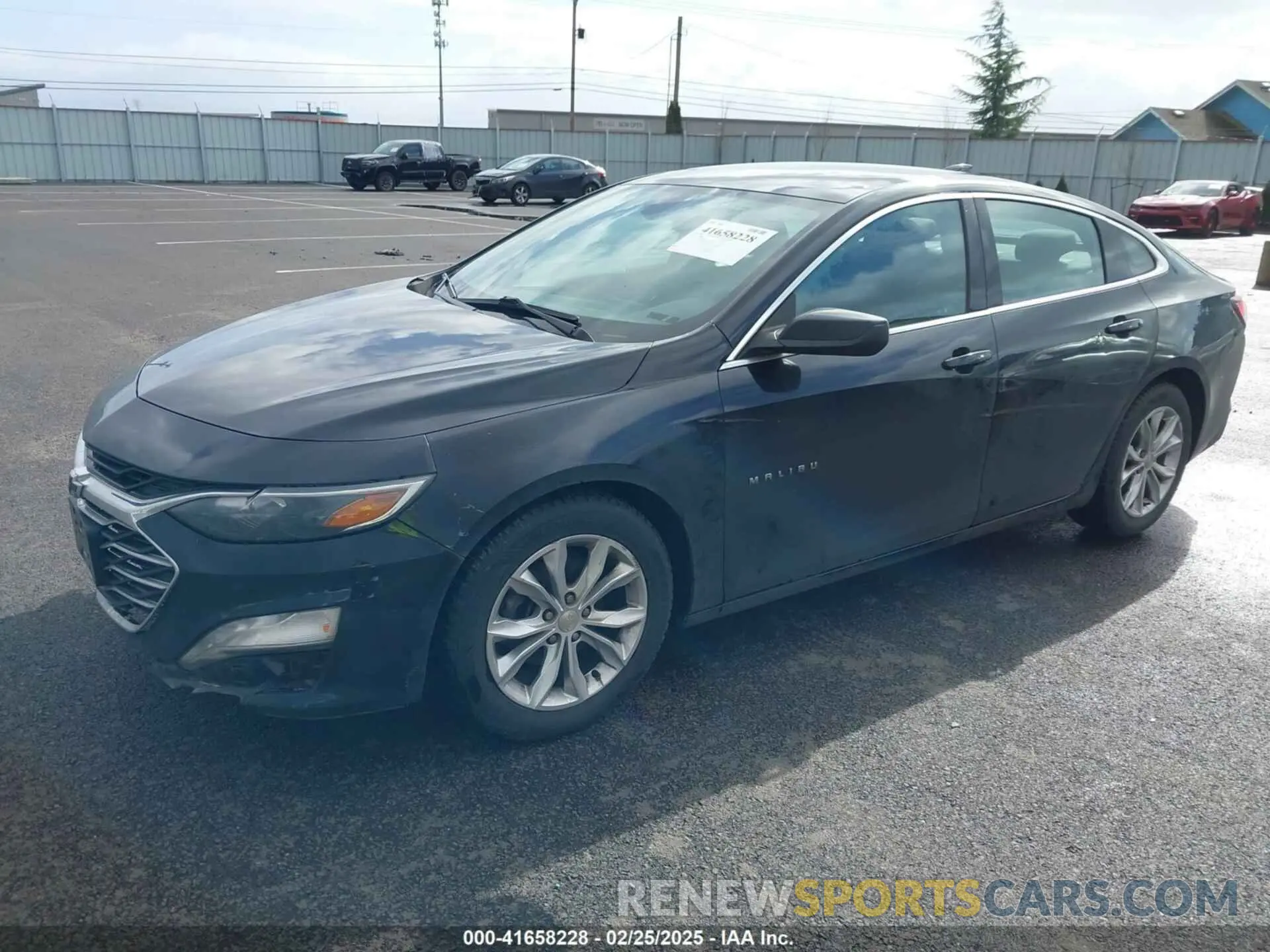2 Photograph of a damaged car 1G1ZD5ST3LF034993 CHEVROLET MALIBU 2020