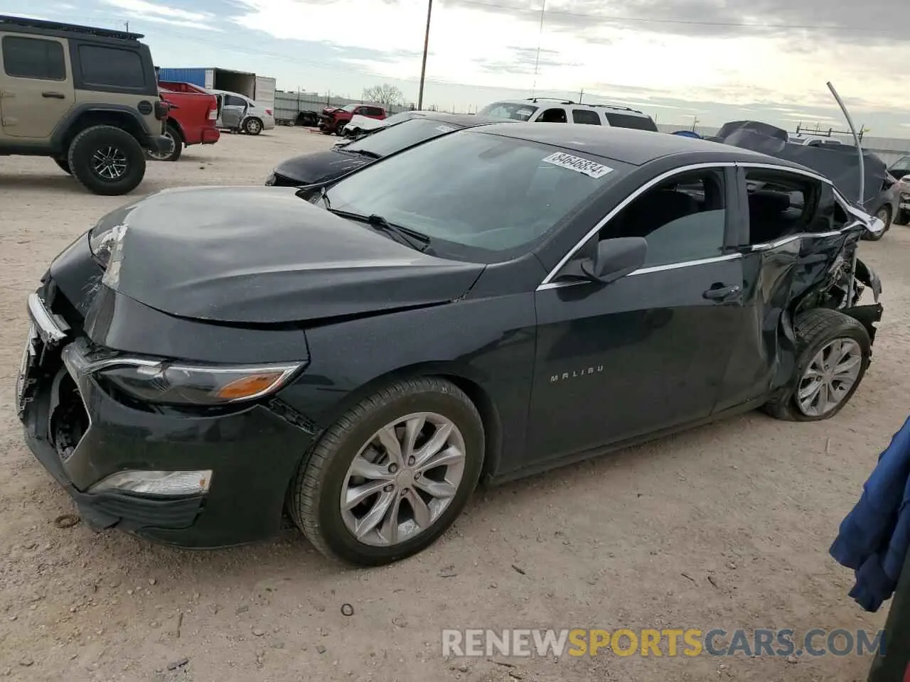 1 Photograph of a damaged car 1G1ZD5ST3LF038753 CHEVROLET MALIBU 2020
