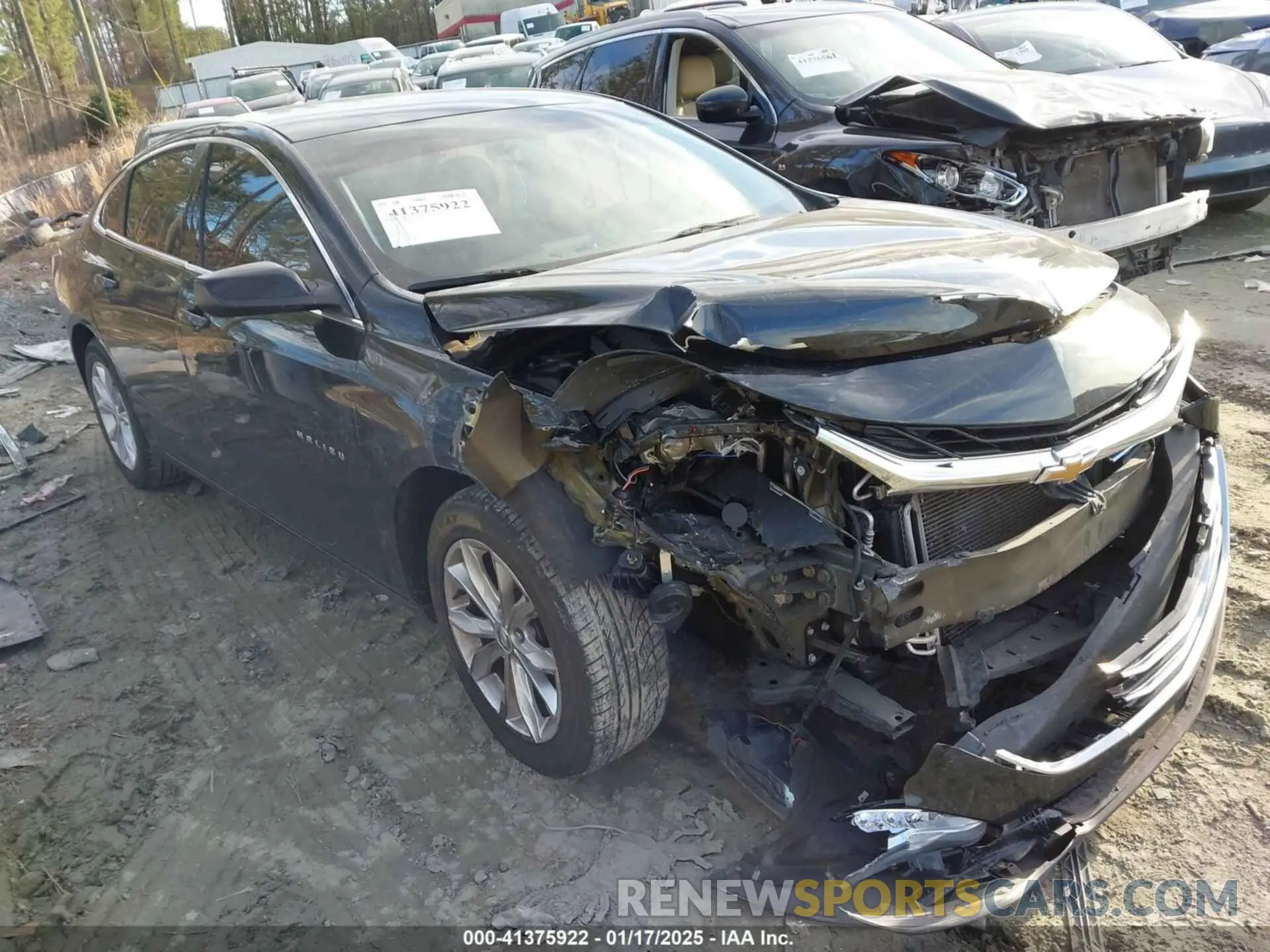 1 Photograph of a damaged car 1G1ZD5ST3LF061367 CHEVROLET MALIBU 2020